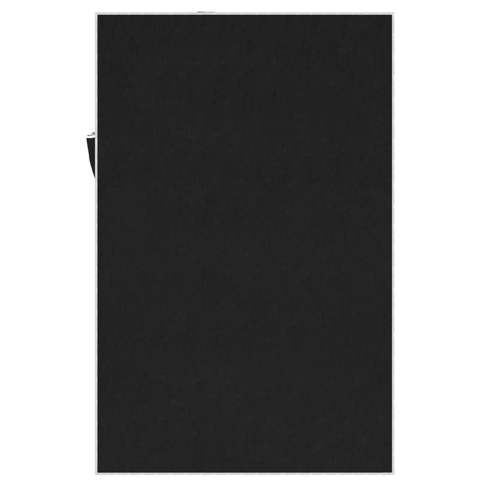 64" Portable Closet Storage Organizer Wardrobe Clothes Rack with Shelves Black view 10