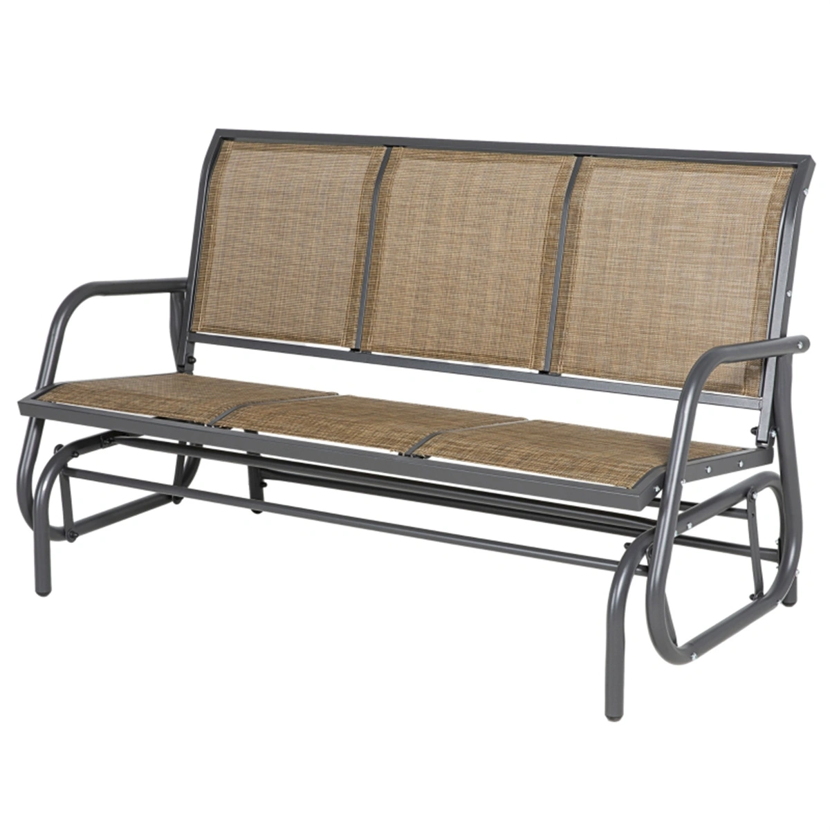 Outdoor courtyard seats for 3 people-Brown ( Amazon Shipping)(Prohibited by WalMart) view 5