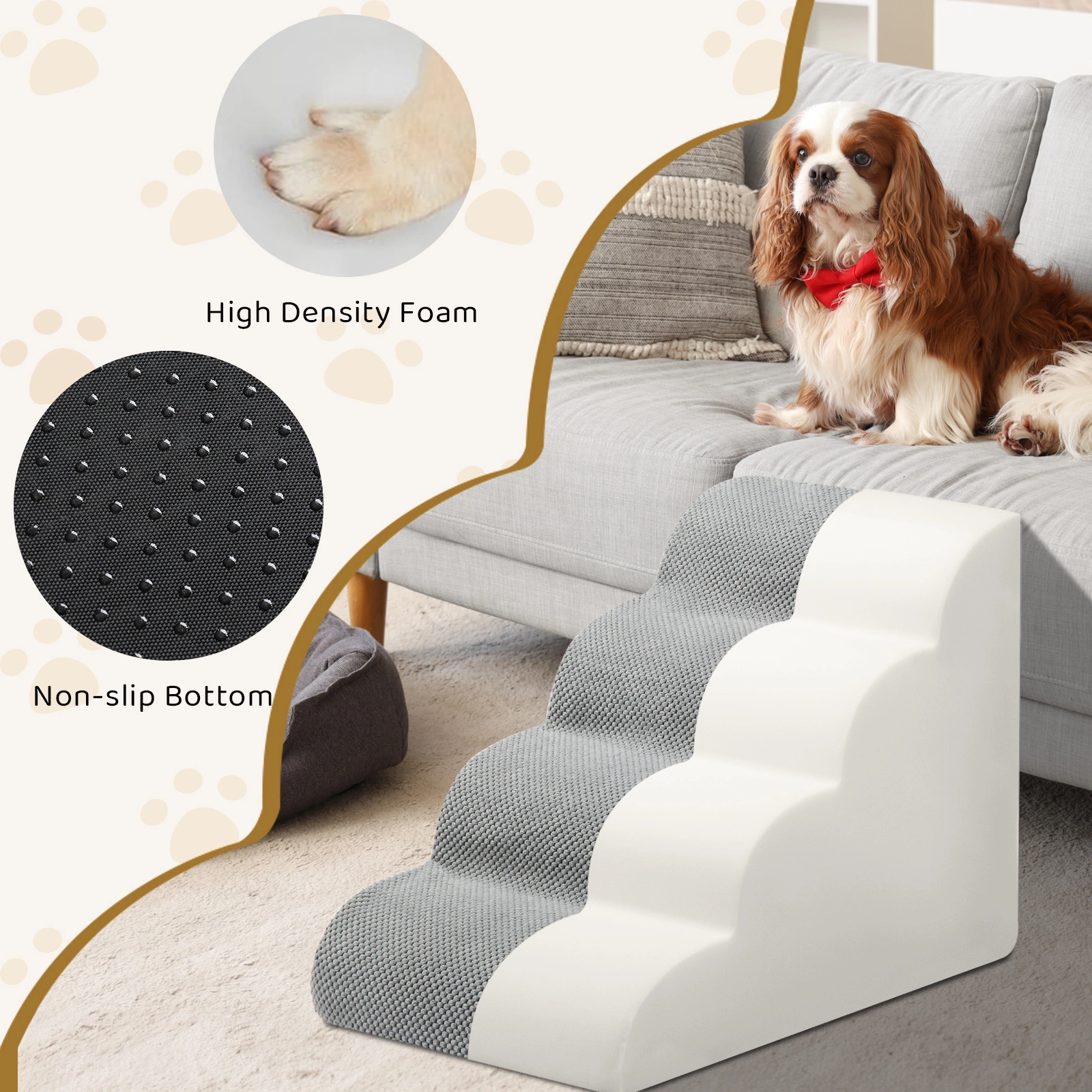 4 Step Pet Stairs for Cat Dog view 8