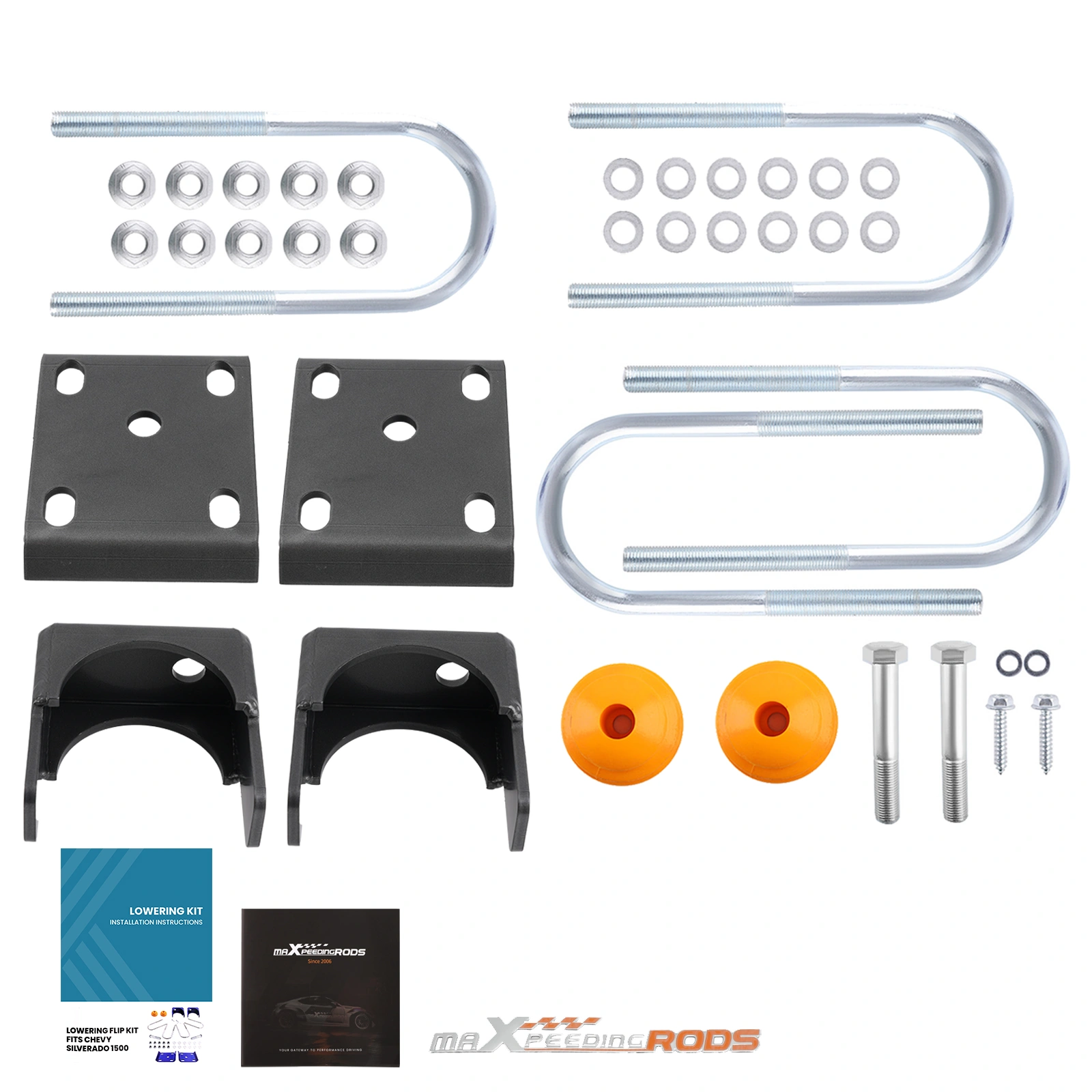 6" Rear Flip Kit Fit For Chevy Silverado C1500 GMC Sierra 2WD 1988-1998 Steel