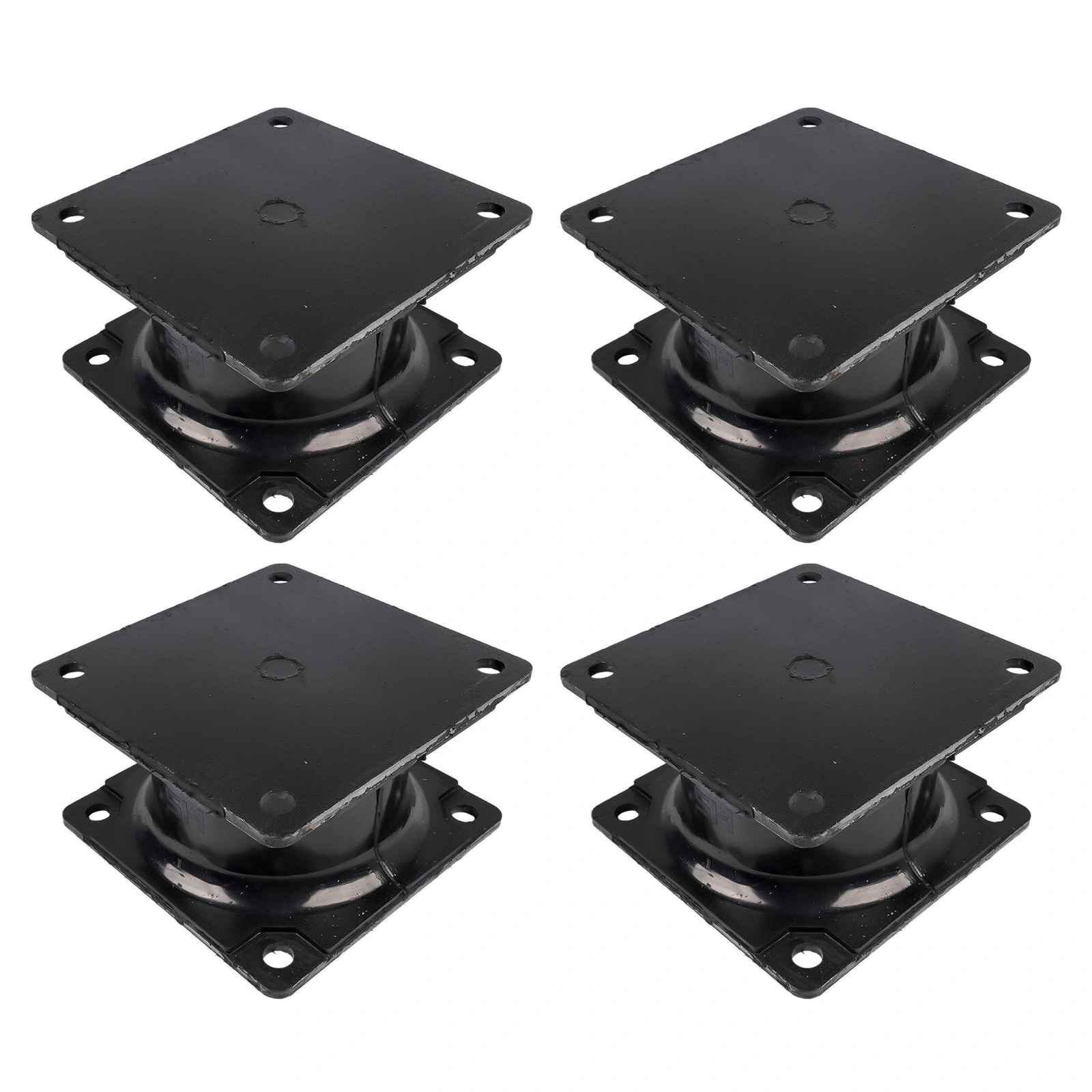 4 Pack Vibratory Plate Compactor Rubber Isolator Shock Mount Replacement for Bobcat PCF64 Stanley HS6000 HS6019 HS6100 HSX6 HS8000