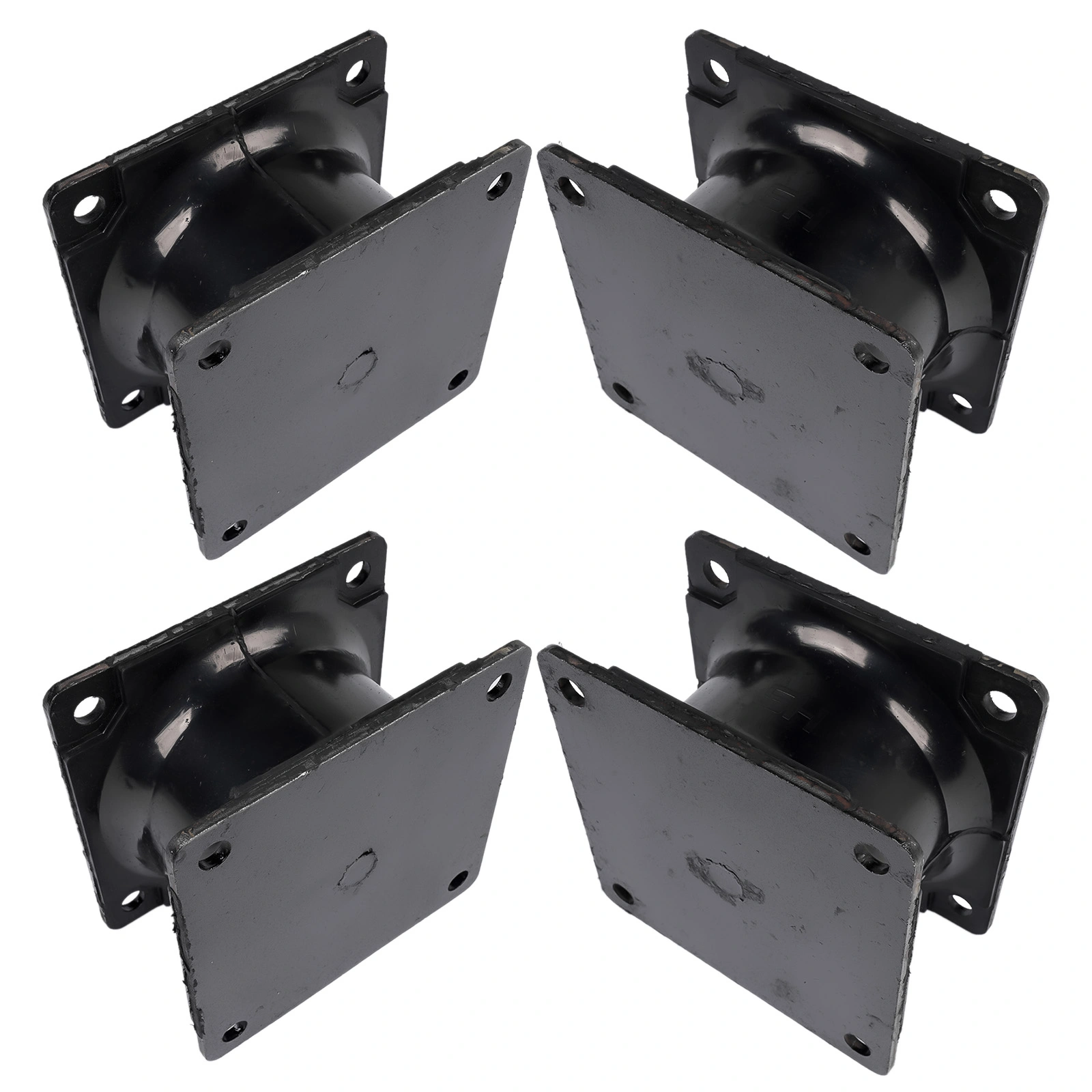 4 Pack Vibratory Plate Compactor Rubber Isolator Shock Mount Replacement for Bobcat PCF64 Stanley HS6000 HS6019 HS6100 HSX6 HS8000 view 3