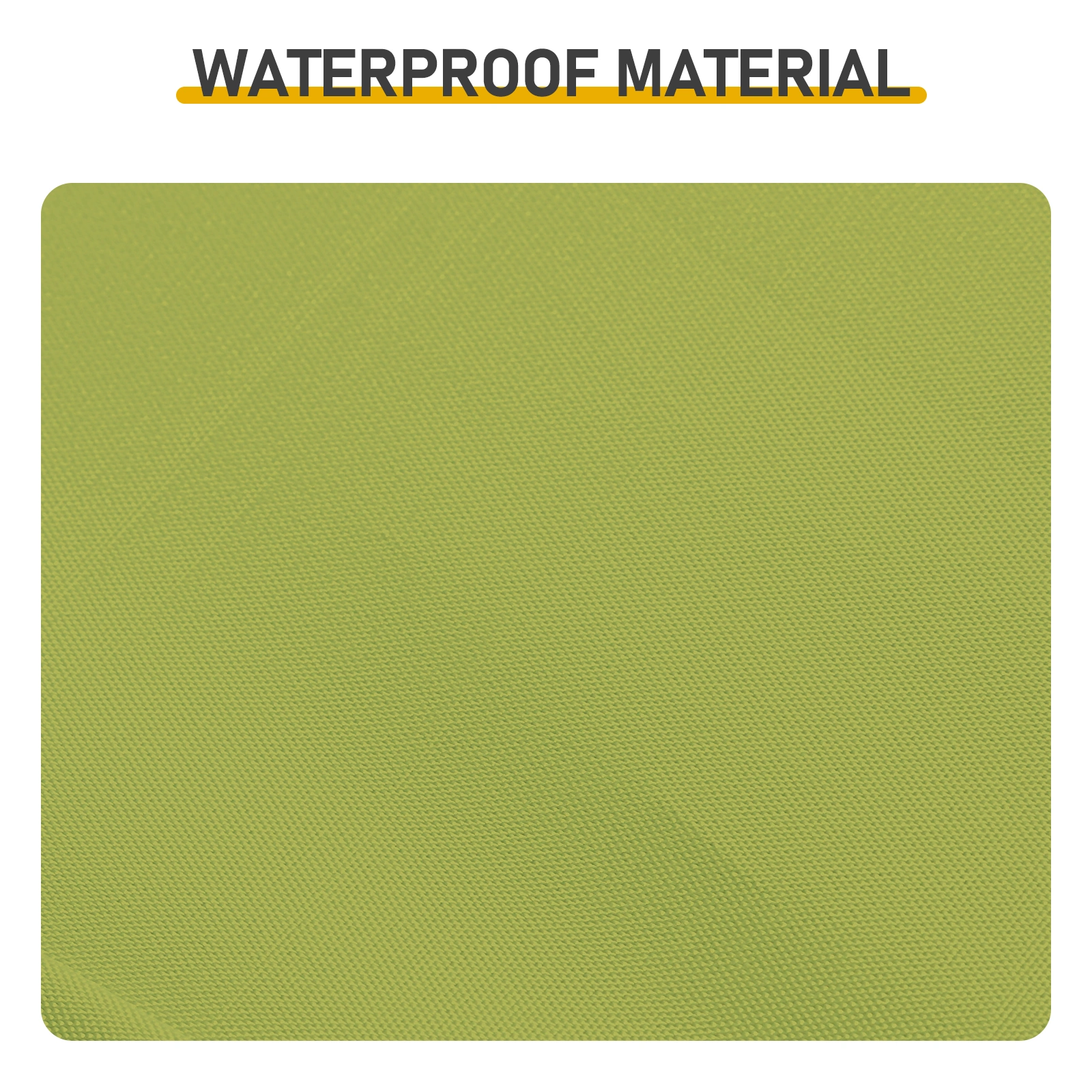 5X5FT Outdoor Canopy with 1 Sidewall Green view 14