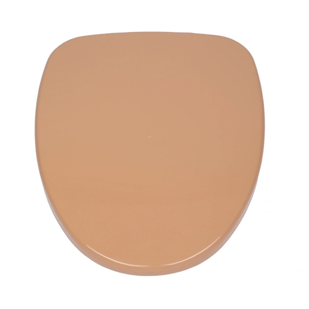 Portable Toilet with Non-slip Mat Brown Compact Travel Outdoor Camping Toilet Seat view 3