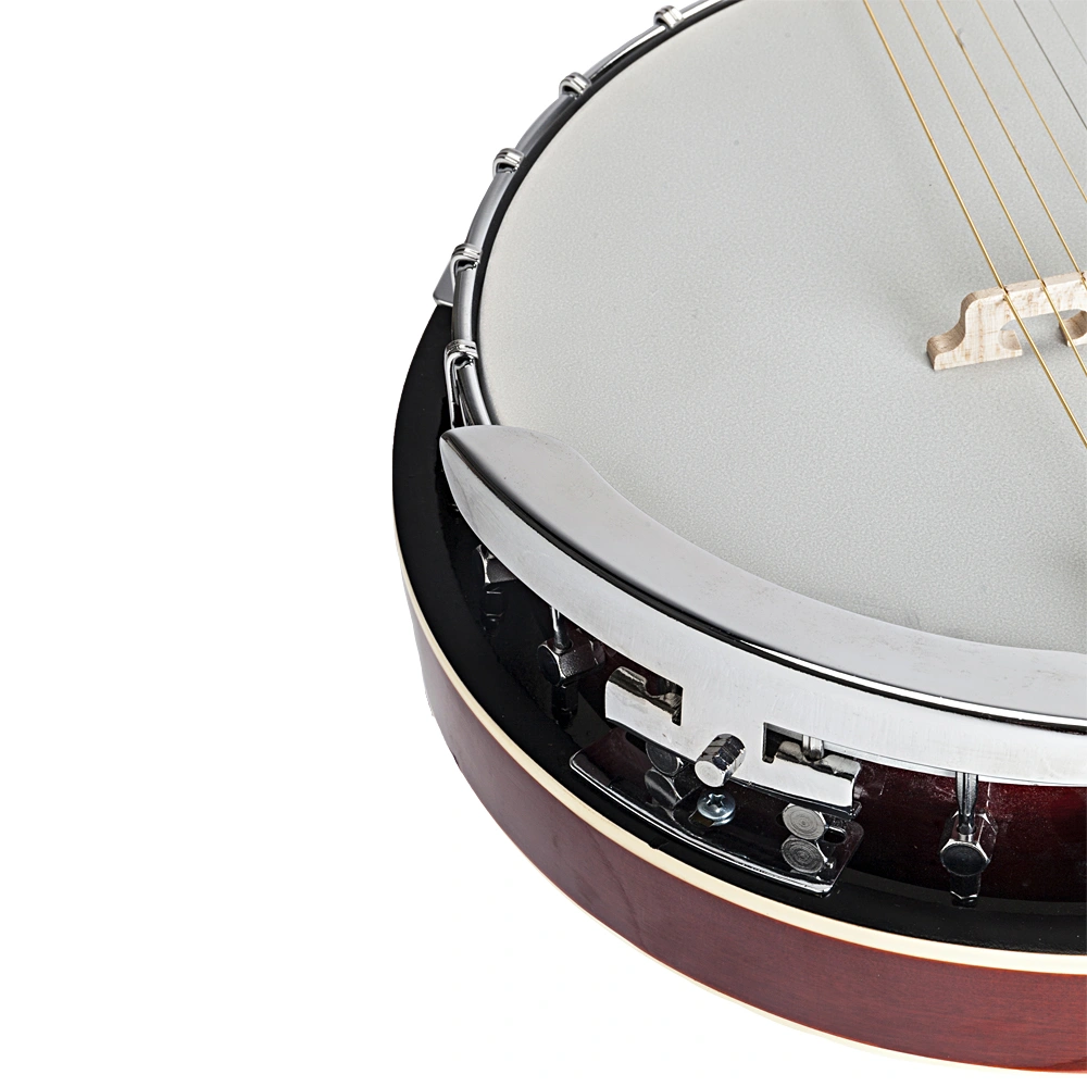 Top Grade Exquisite Professional Sapelli Notopleura Wood Alloy 6-string Banjo view 14