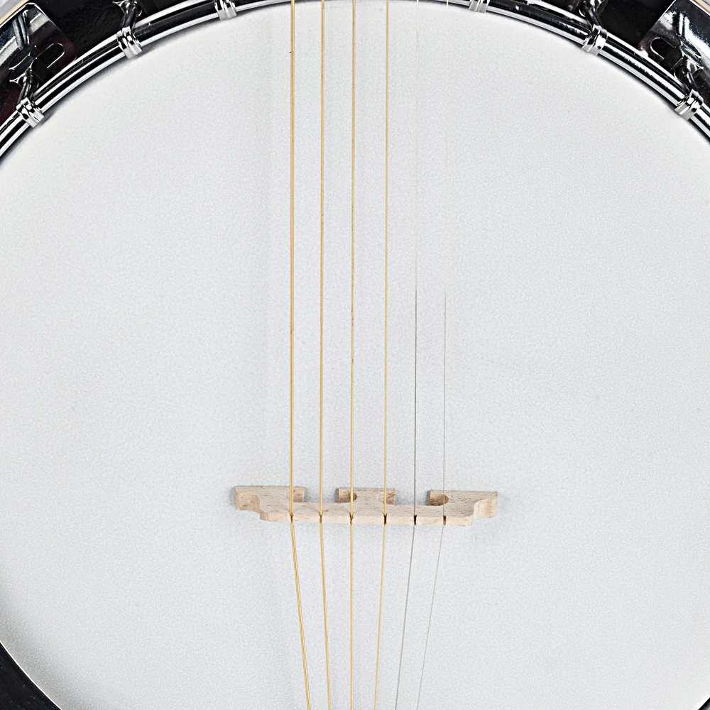Top Grade Exquisite Professional Sapelli Notopleura Wood Alloy 6-string Banjo view 15