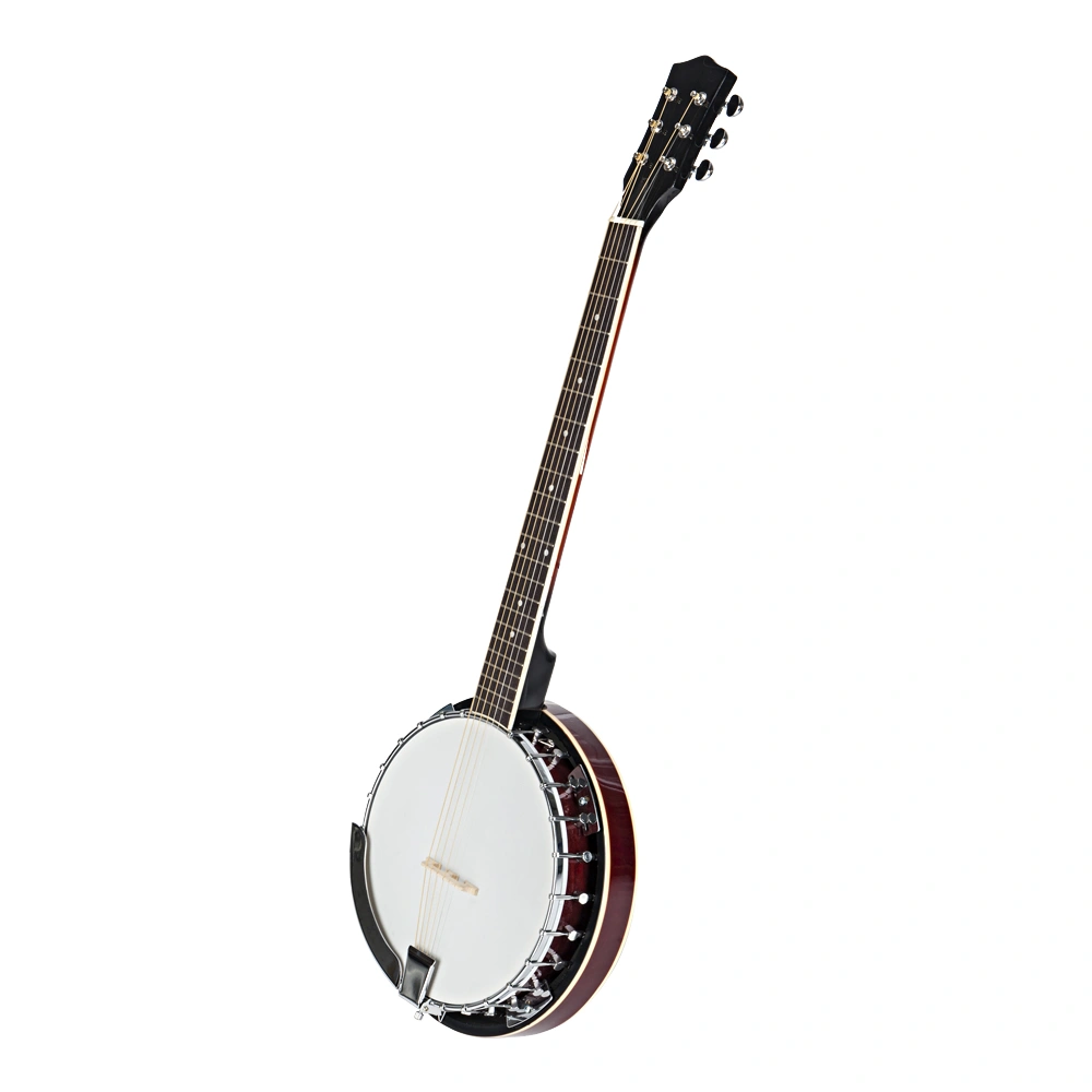 Top Grade Exquisite Professional Sapelli Notopleura Wood Alloy 6-string Banjo view 7