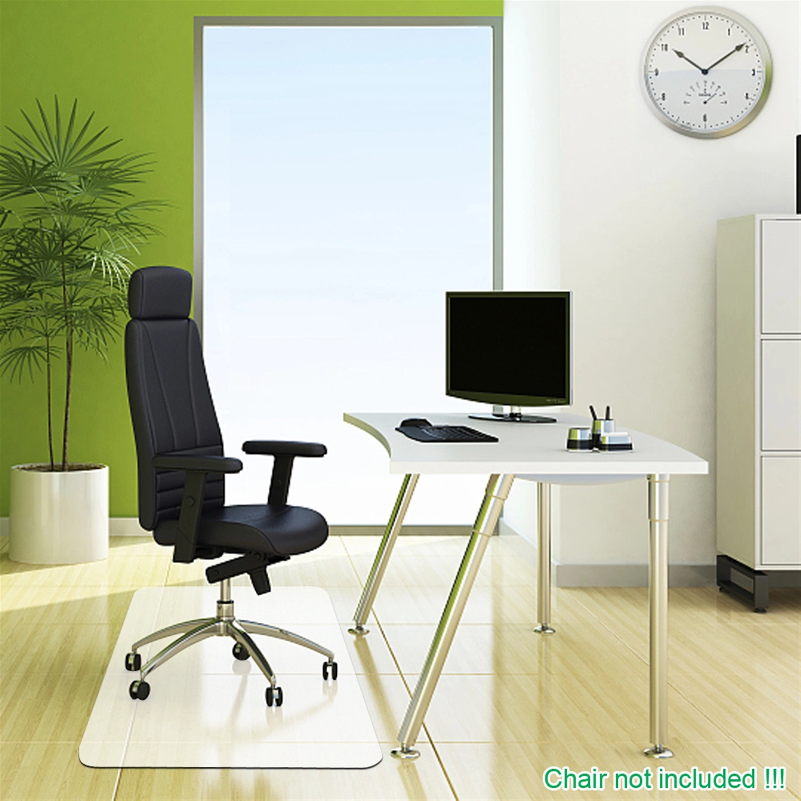 PVC Dull Polish Chair Mat Protection Floor Mat 90x120x0.2cm Rectangular view 13