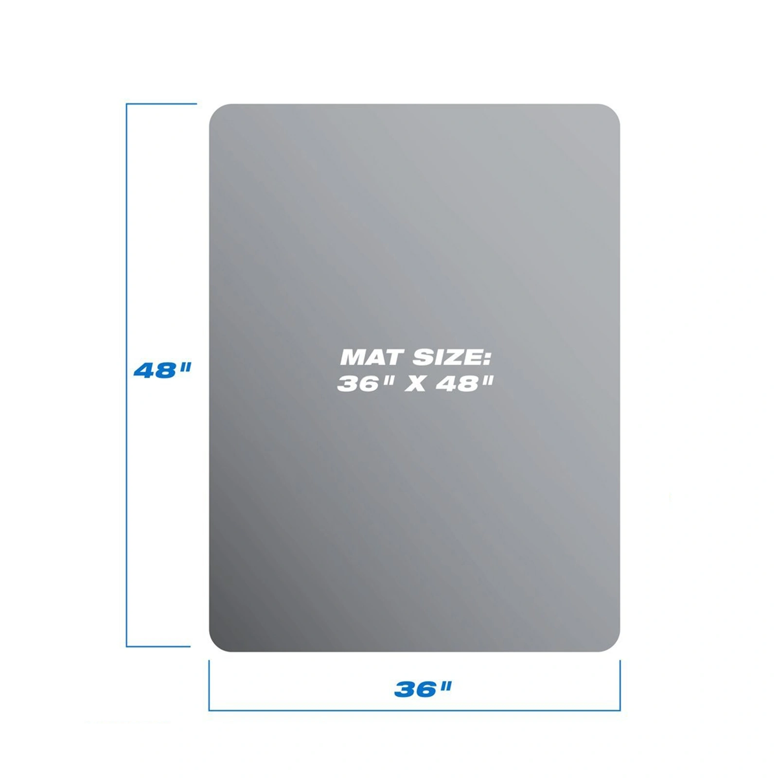 PVC Dull Polish Chair Mat Protection Floor Mat 90x120x0.2cm Rectangular view 17