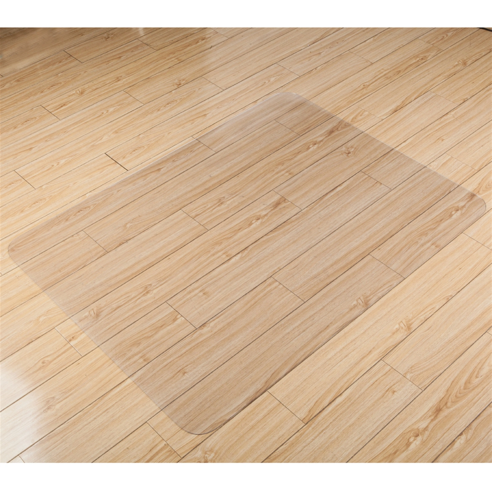 PVC Dull Polish Chair Mat Protection Floor Mat 90x120x0.2cm Rectangular view 4