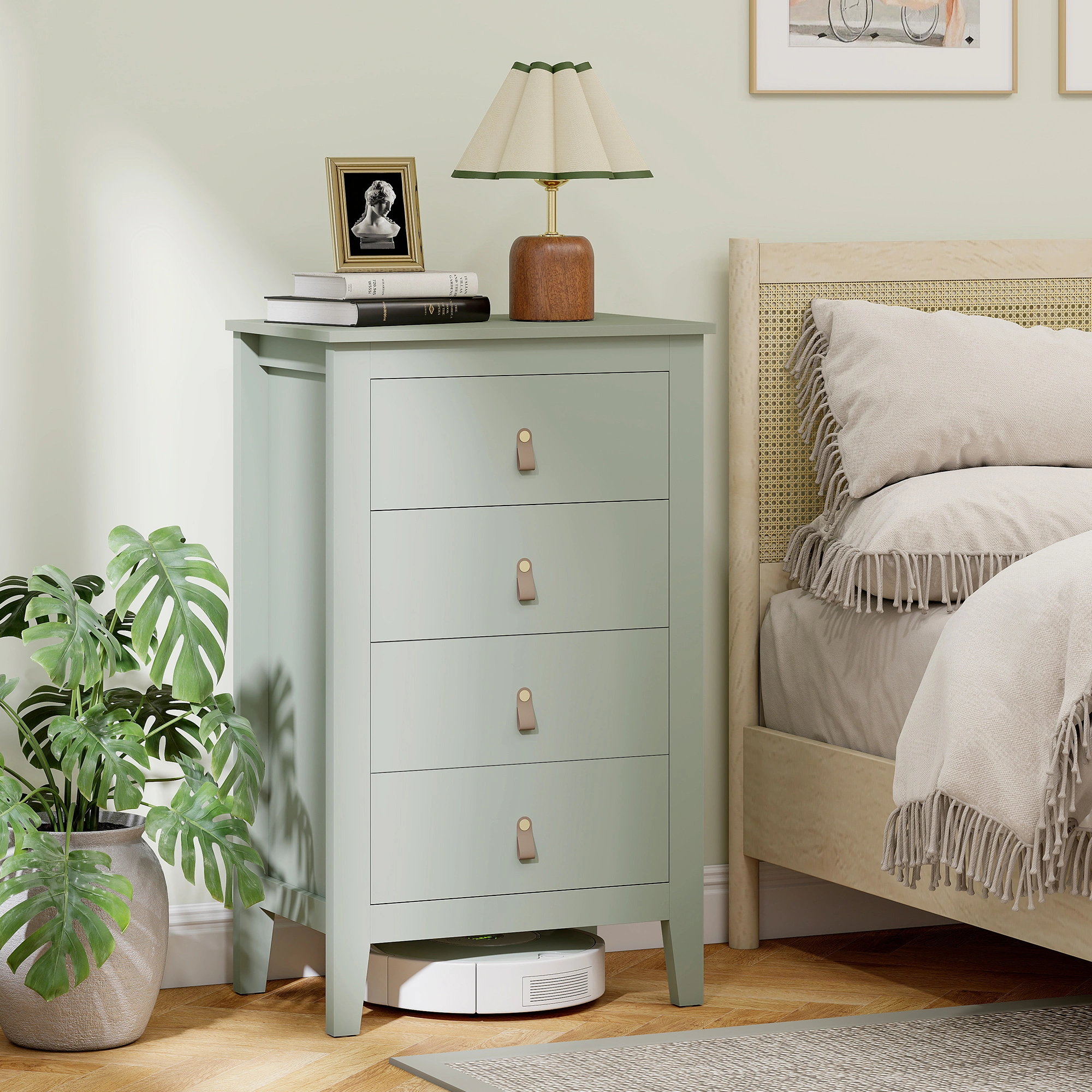 3-Drawer Shoe Cabinet with Doors - Entryway Storage Organizer Console for Hallway
