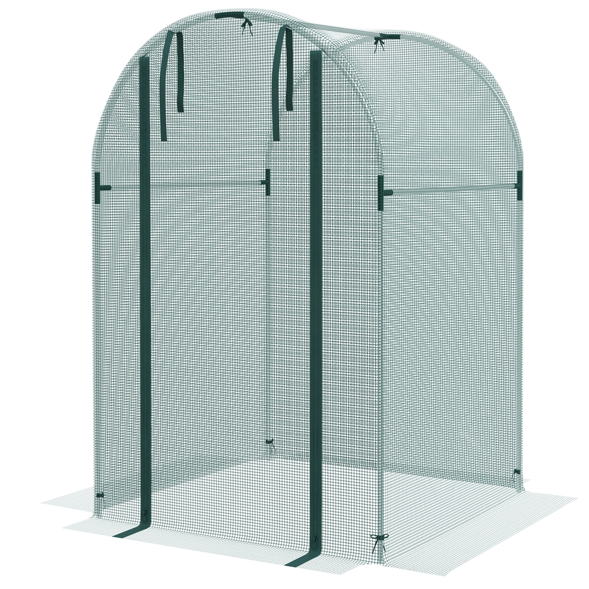 Garden Plant Protection Tent - Mini Greenhouse Cloche with Zipper Door for Seed Starting & Winter Use