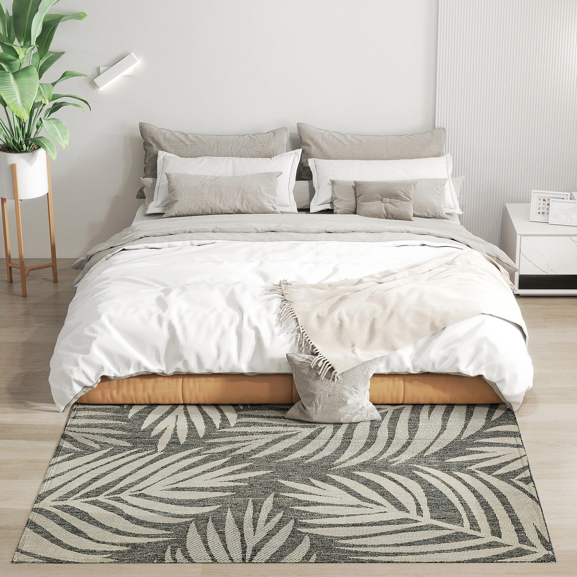 Premium Plush Area Rug - Soft Indoor Floor Carpet for Living Room Bedroom, Machine Washable, Non-Slip Backing