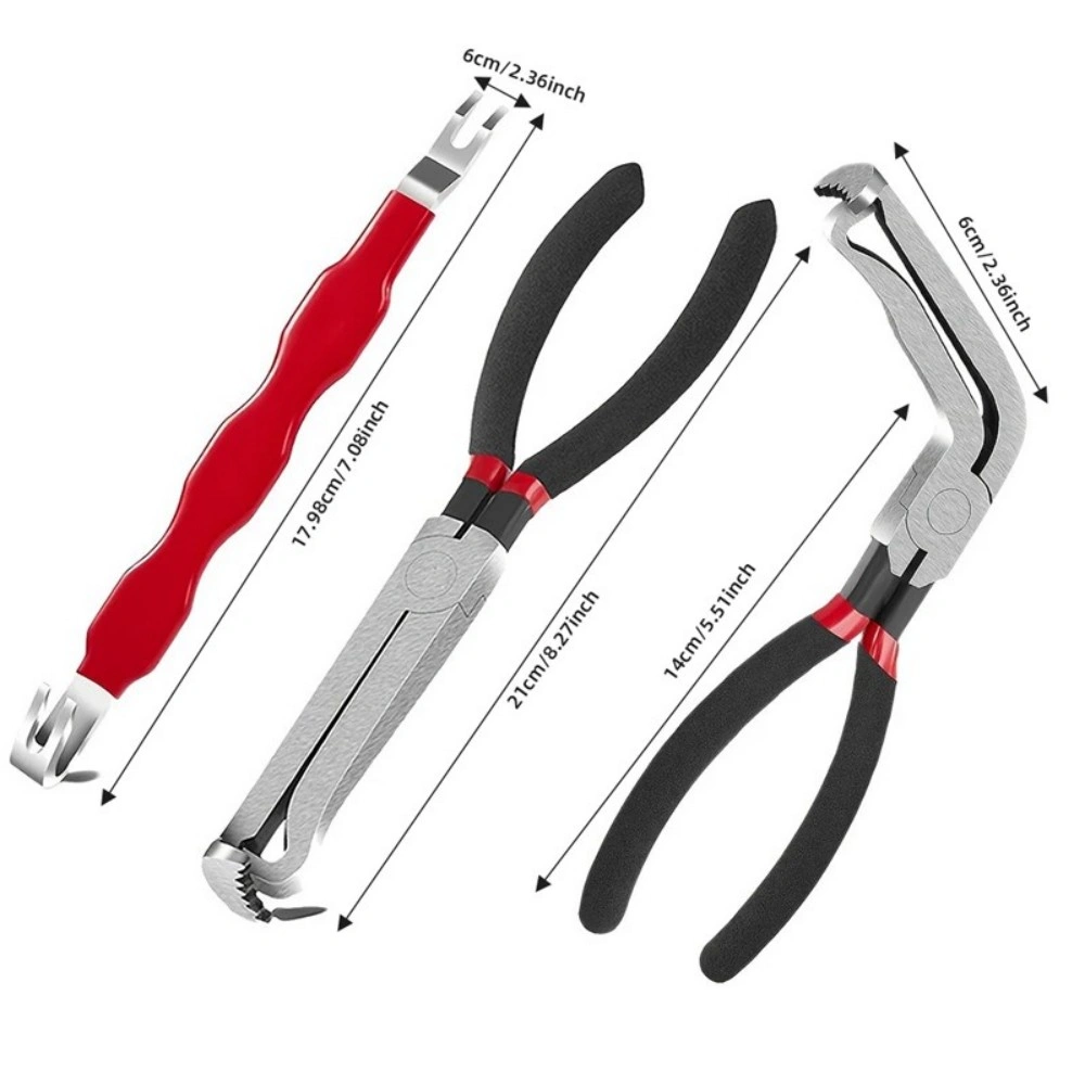 3x Automotive Electrical Connector Disconnect Pliers Car Wiring Plug Removal Tool Set view 4
