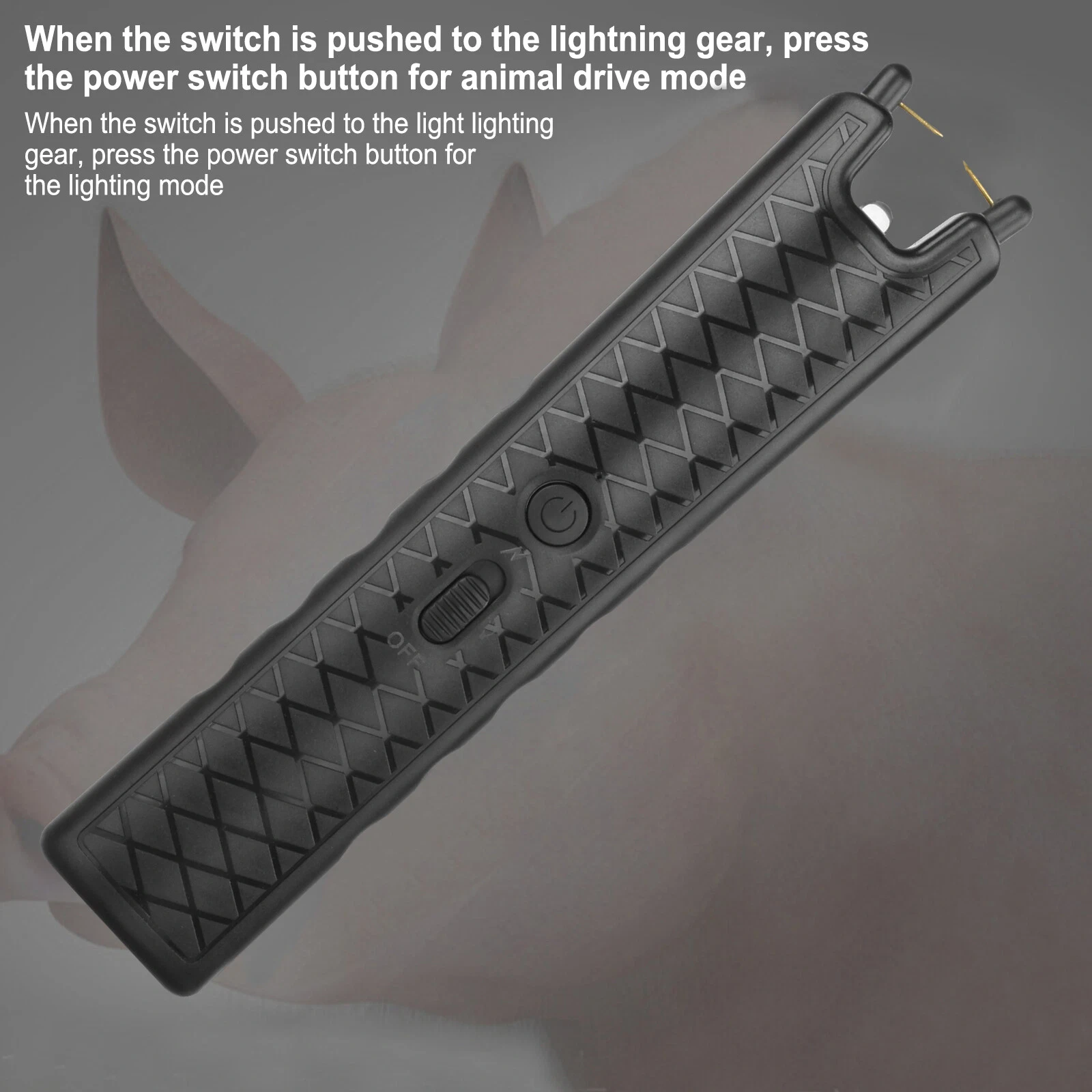 Electric Repeller Handheld Pig and Cattle Repeller Livestock Repeller Usb 23 Cm view 5