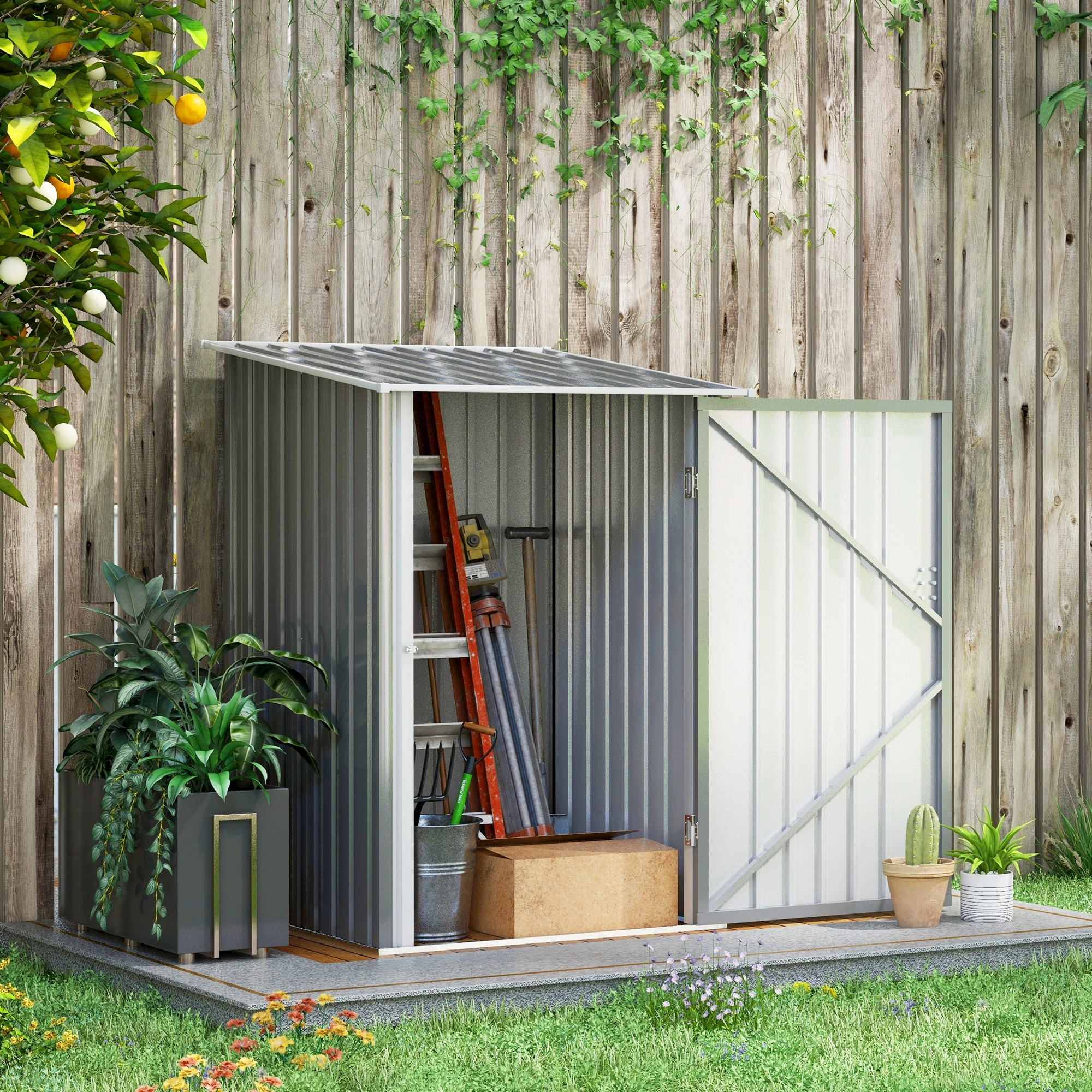 Outdoor Garden Storage Shed Tool House Amazon ShippingProhibited by WalMart