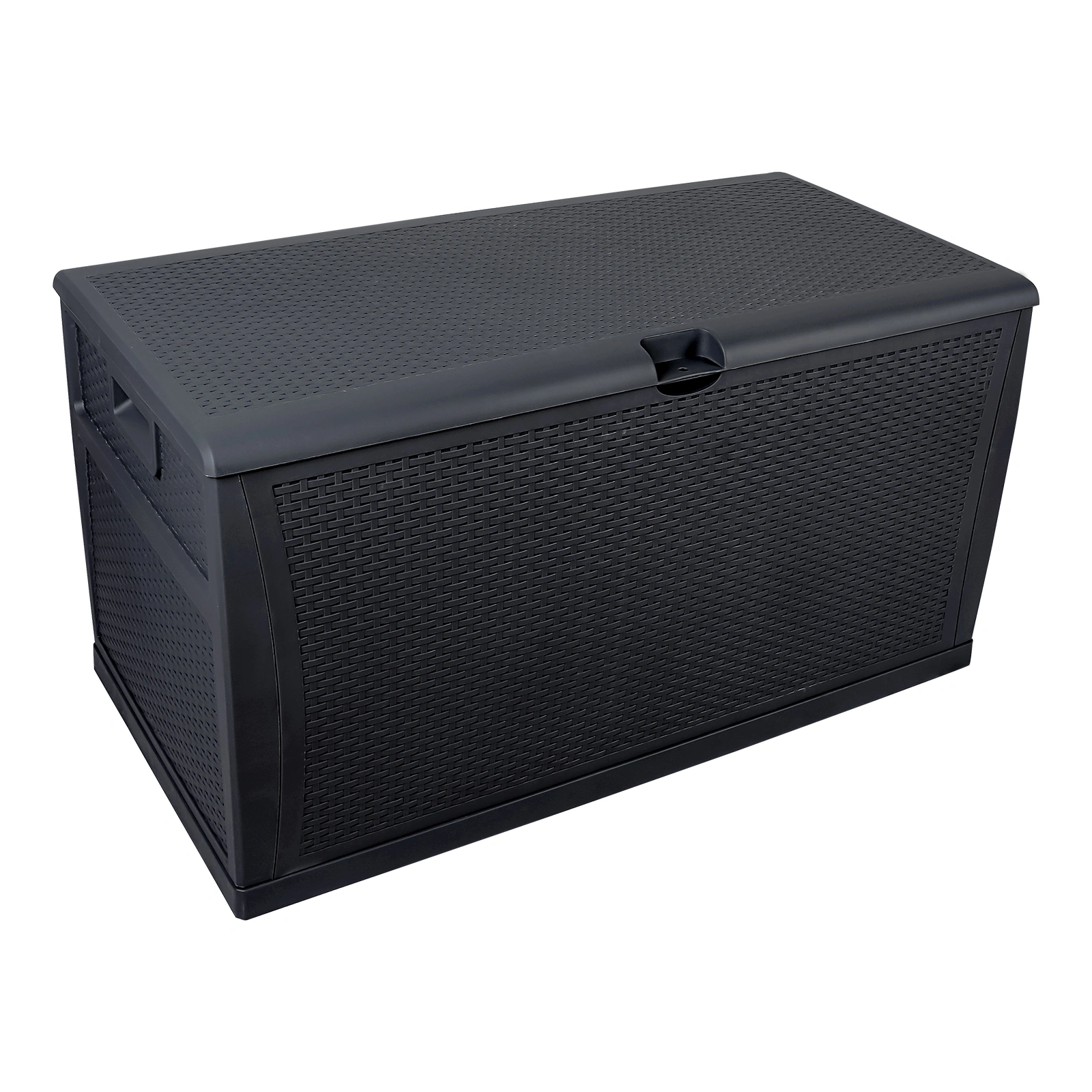 120gal 460L Outdoor Garden Storage Deck Box Chest, Lockable Seat, Waterproof