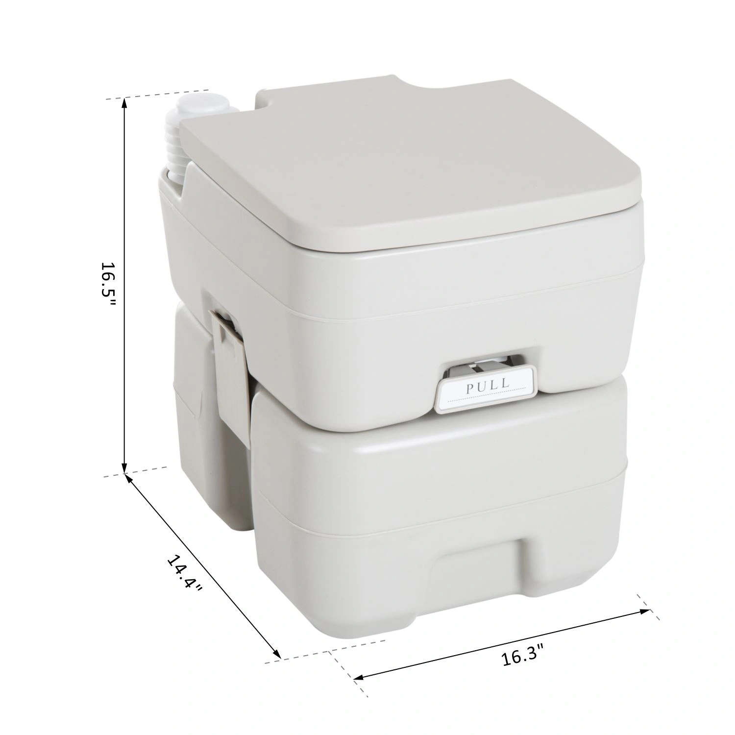 Portable Toilet Outdoor Camping Portable Toilet with Removable Bucket Odor Control view 2