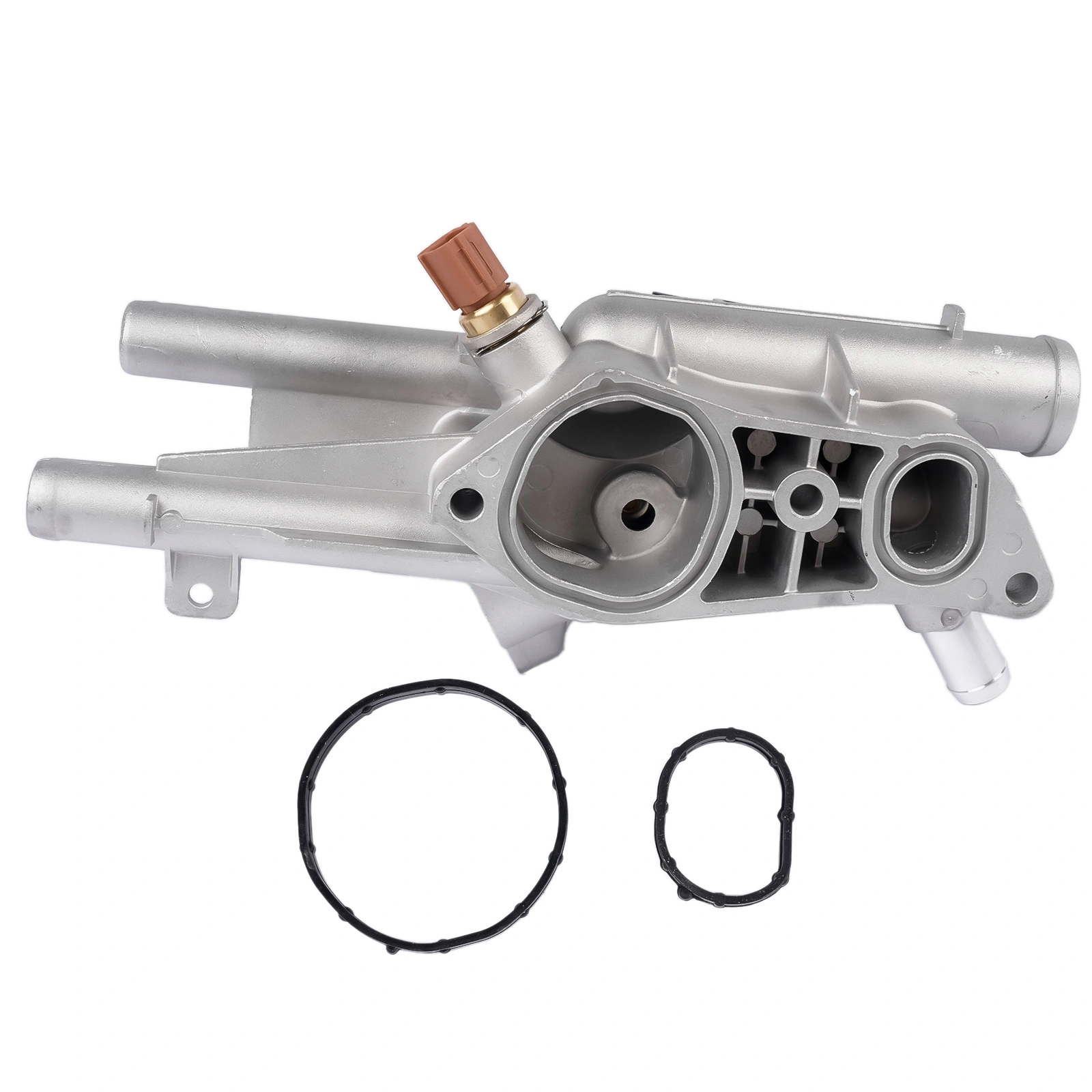 Upgrade Thermostat Housing Assembly Fit for Hyundai Sonata Santa Fe Tucson 2010-2015 Kia Optima Sorento 2011-2015 Sportage 2011-2016 2.4L 25600-2G500 902-5128 view 7