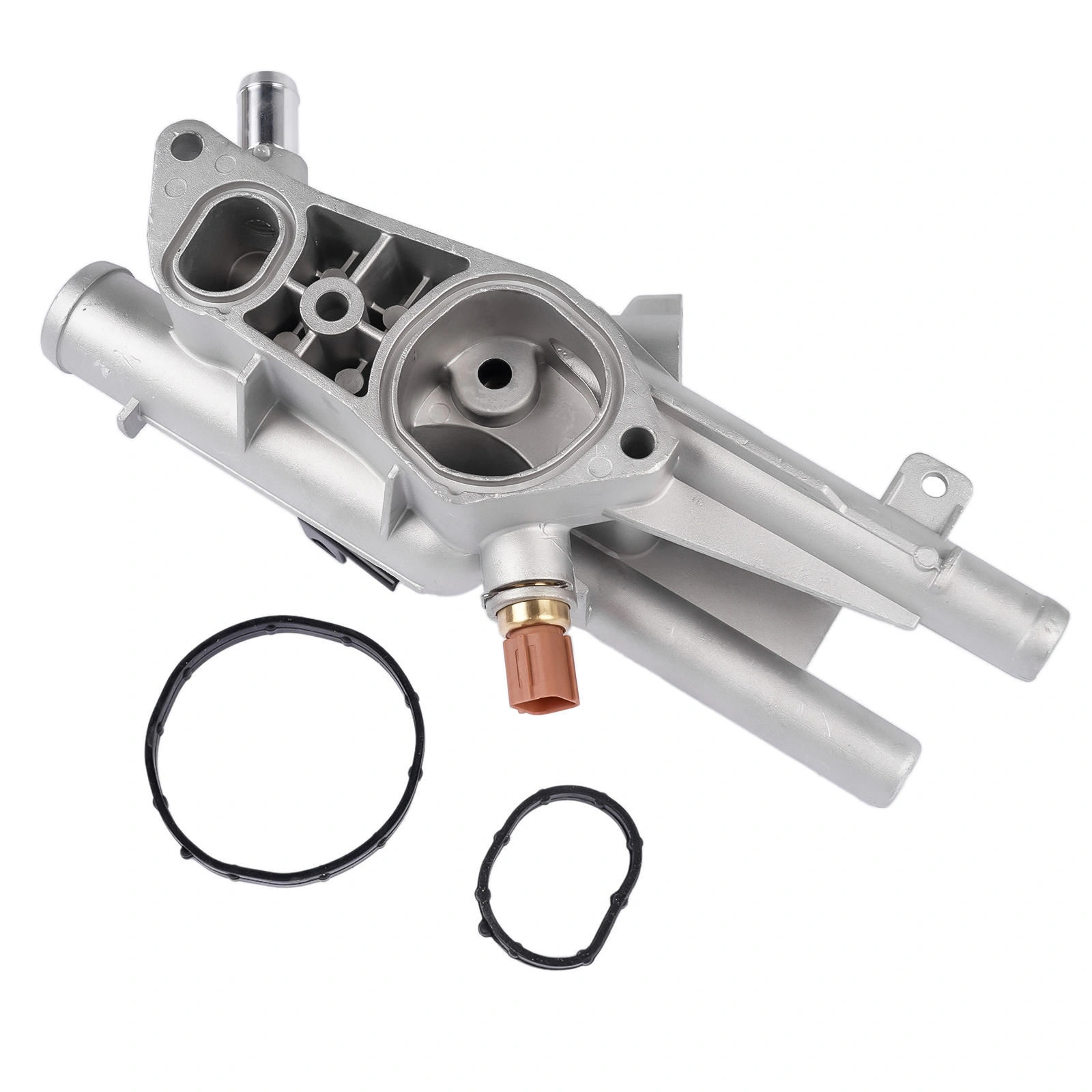Upgrade Thermostat Housing Assembly Fit for Hyundai Sonata Santa Fe Tucson 2010-2015 Kia Optima Sorento 2011-2015 Sportage 2011-2016 2.4L 25600-2G500 902-5128 view 9