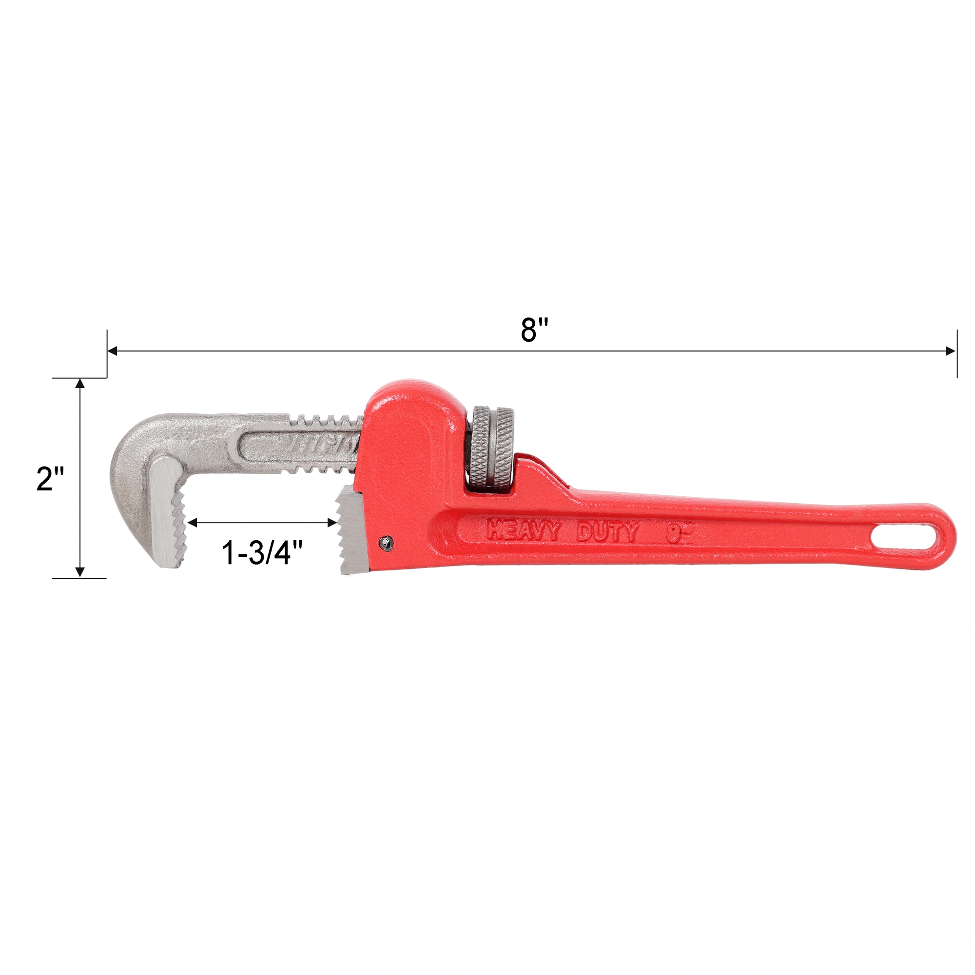 Self-pickup is not supported.4Pcs 8&10&14&24-inch Straight Heavy Duty Pipe Wrench Set Plumber Adjustable Water Alloy Steel Grip Plumber's Wrench Plumbing Tools view 4