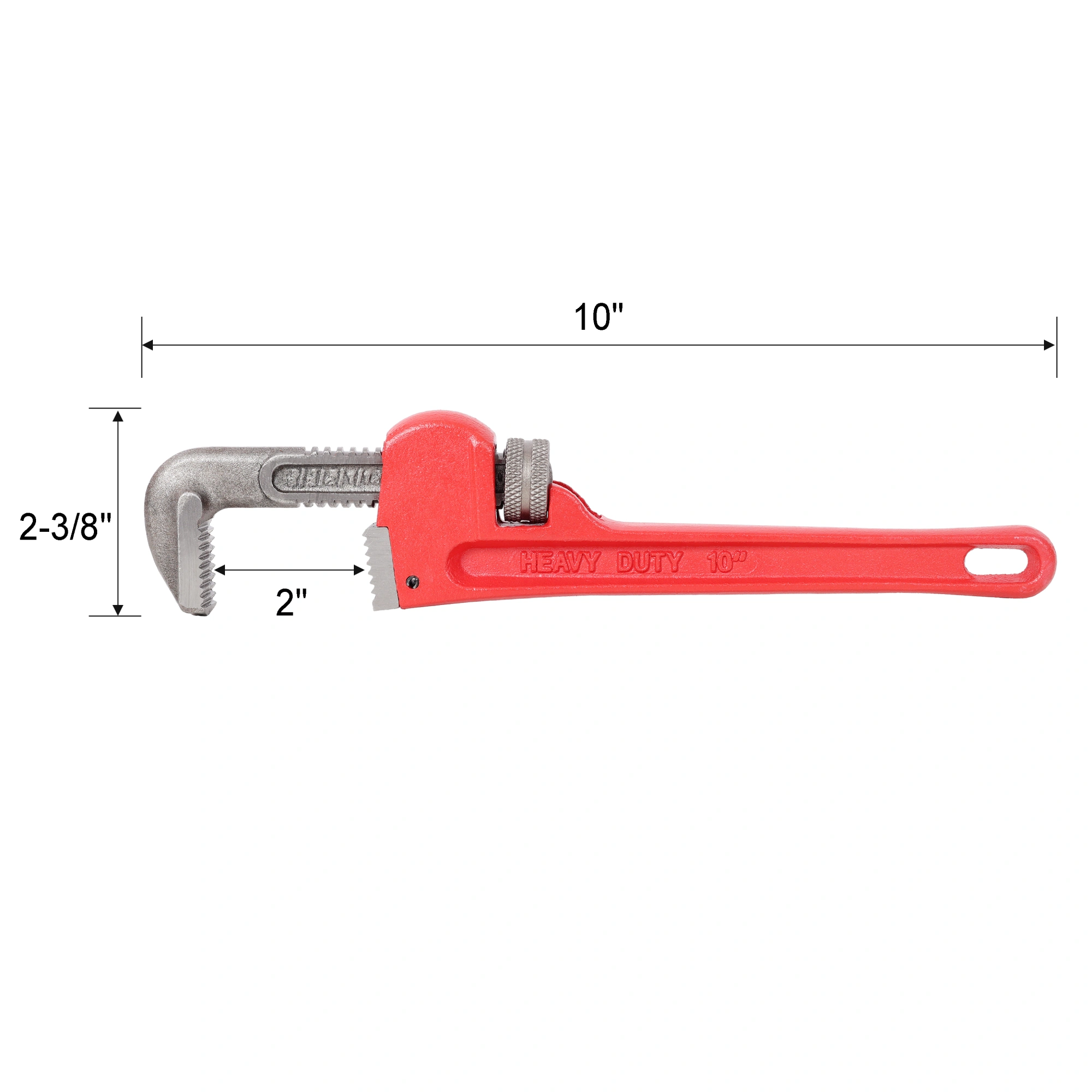 Self-pickup is not supported.4Pcs 8&10&14&24-inch Straight Heavy Duty Pipe Wrench Set Plumber Adjustable Water Alloy Steel Grip Plumber's Wrench Plumbing Tools view 5