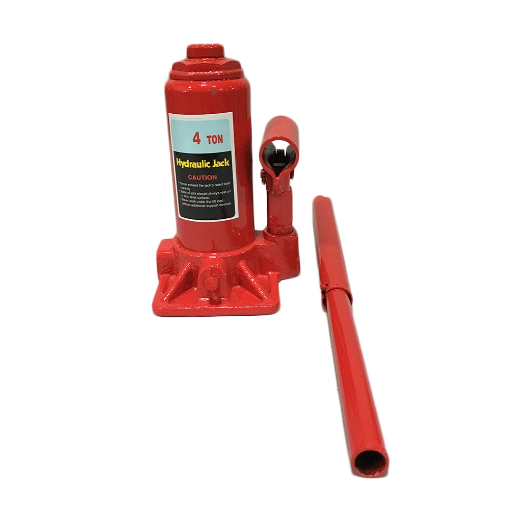 4 Ton Hydraulic Bottle Jack Red view 2