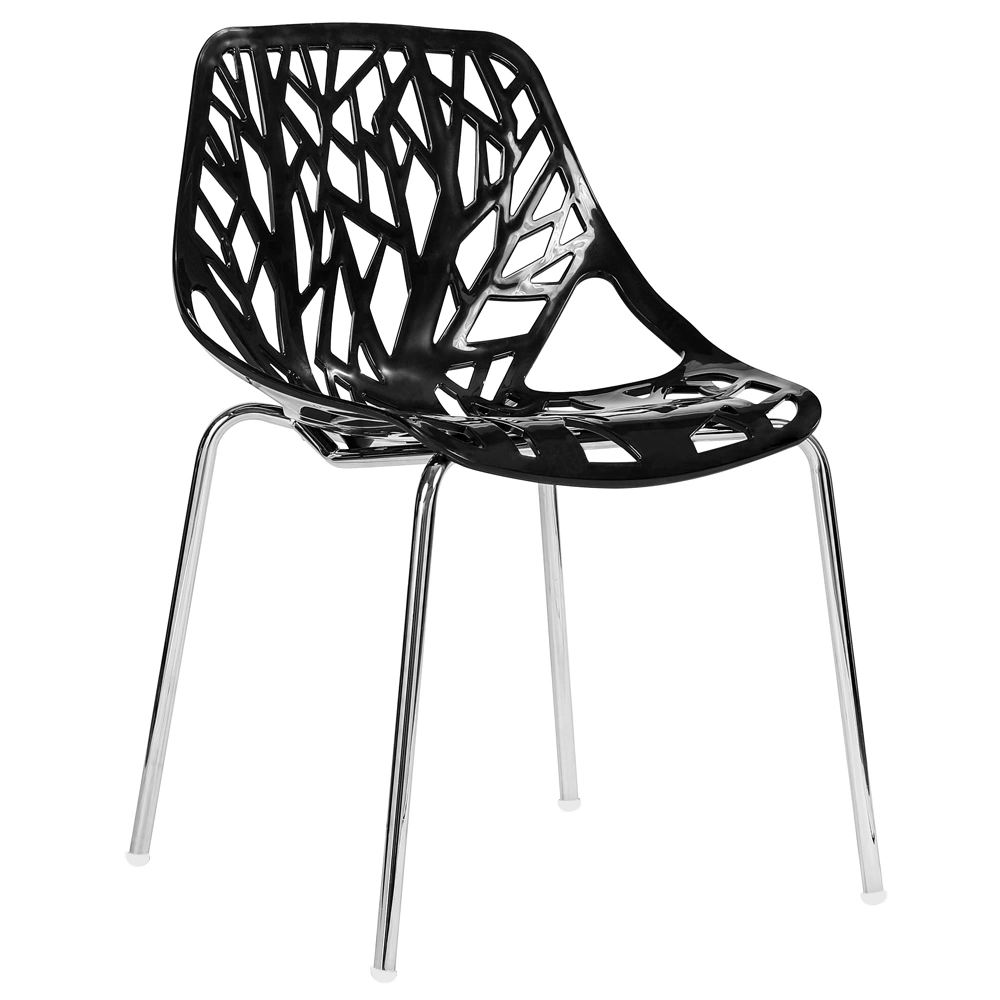 4pcs Bird's Nest Style Lounge Chair Black view 27