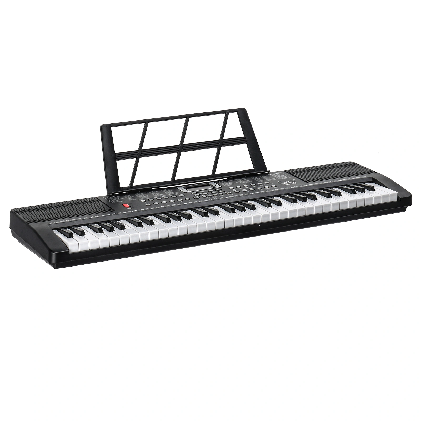 GEP-110 61 Key Keyboard with Piano Stand, Piano Bench, Built In Speakers, Headphone, Microphone, Music Rest, LED Screen, 3 Teaching Modes for Beginners view 11