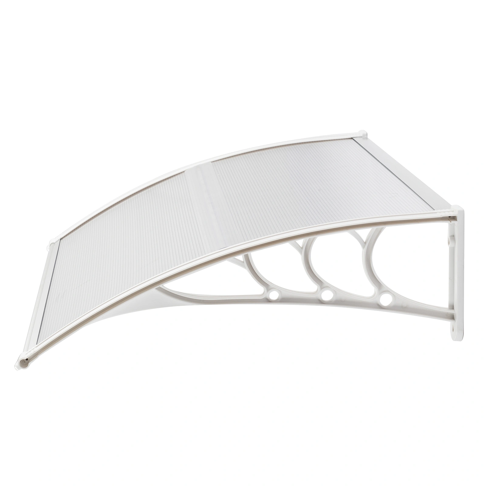 HT-100 x 80 Household Application Door & Window Rain Cover Eaves Transparent Board & White Holder view 10