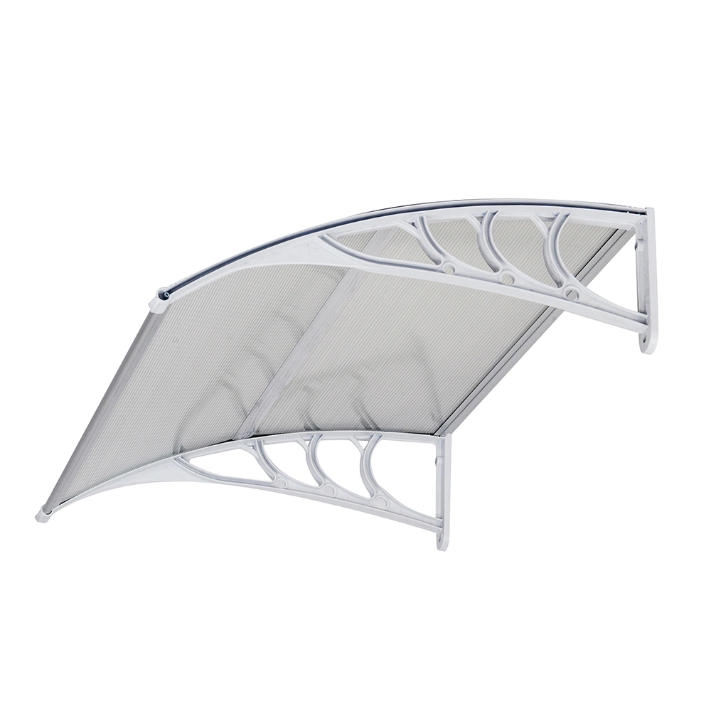 HT-100 x 80 Household Application Door & Window Rain Cover Eaves Transparent Board & White Holder view 16