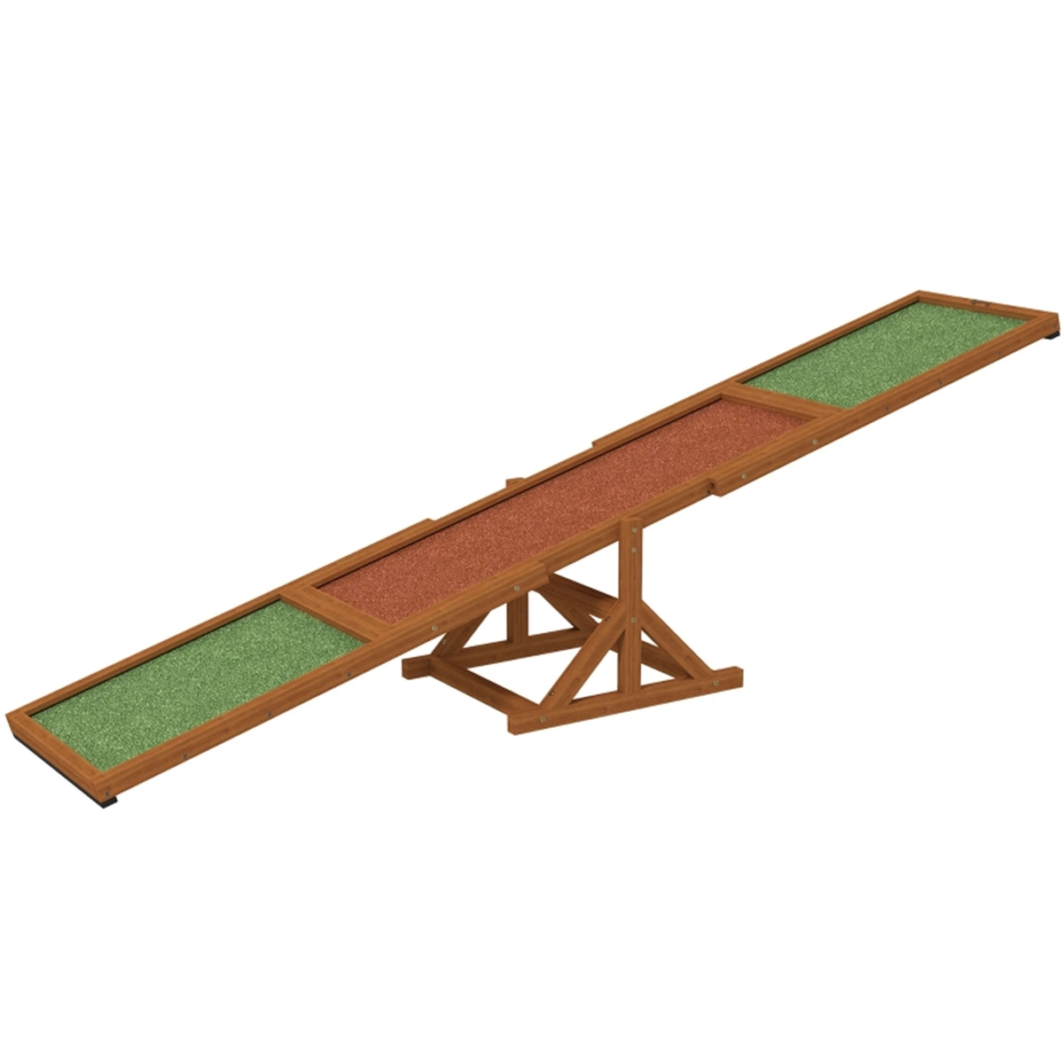 Dog Agility Ramp Pet Seesaw - Training Balance Board for Dogs & Cats, Outdoor Sports Equipment view 3