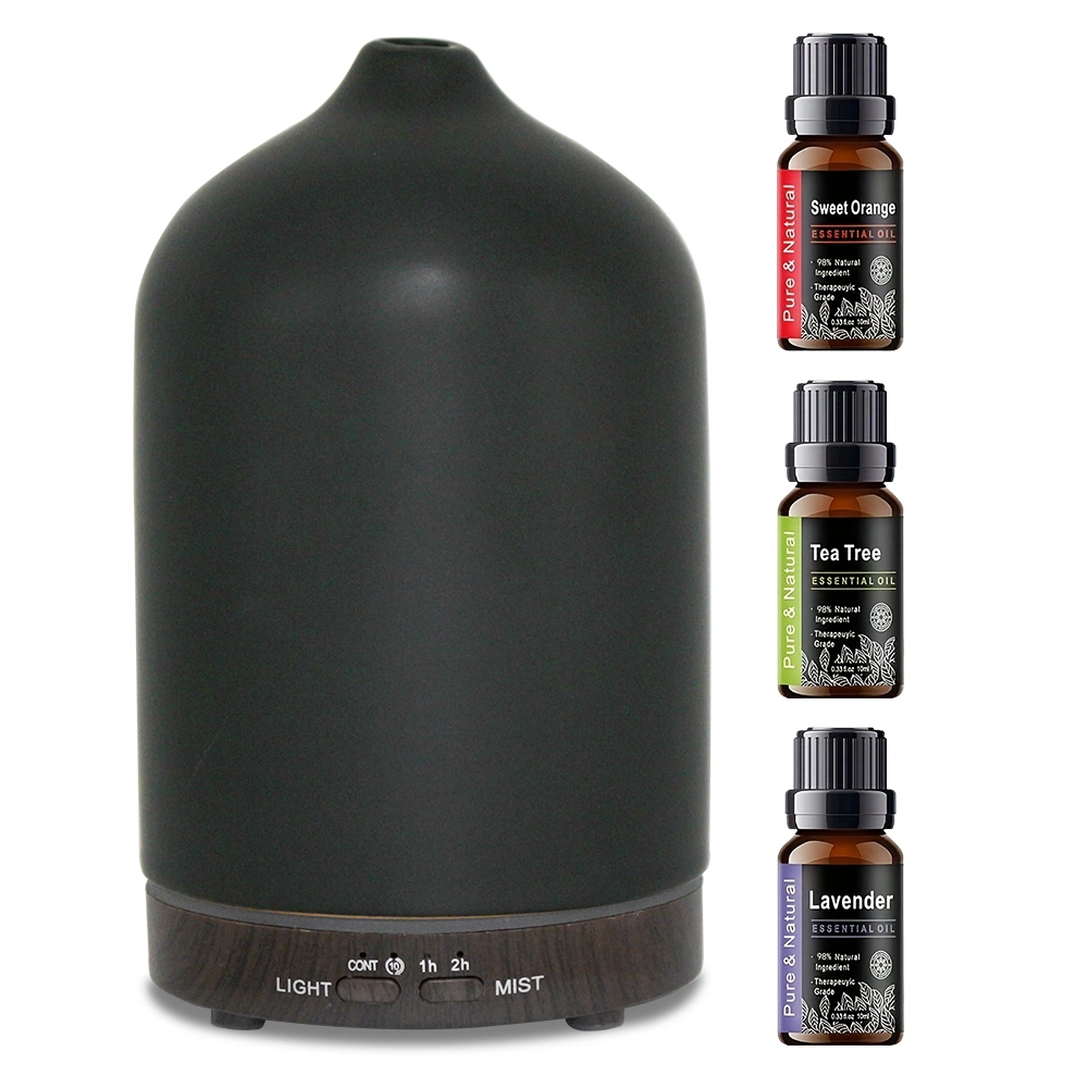 200ml Aromatherapy Humidifier 7 Color LED Essential Oil Diffuser Timer Auto Shut Off for Bedroom
