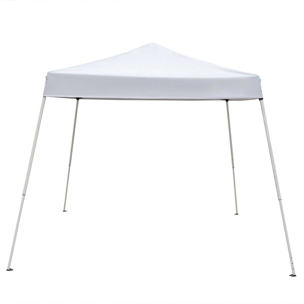2.4x2.4m Waterproof Folding Tent Portable Canopy White, Outdoor Garden Party Gazebo Shelter for Home & Camping view 22