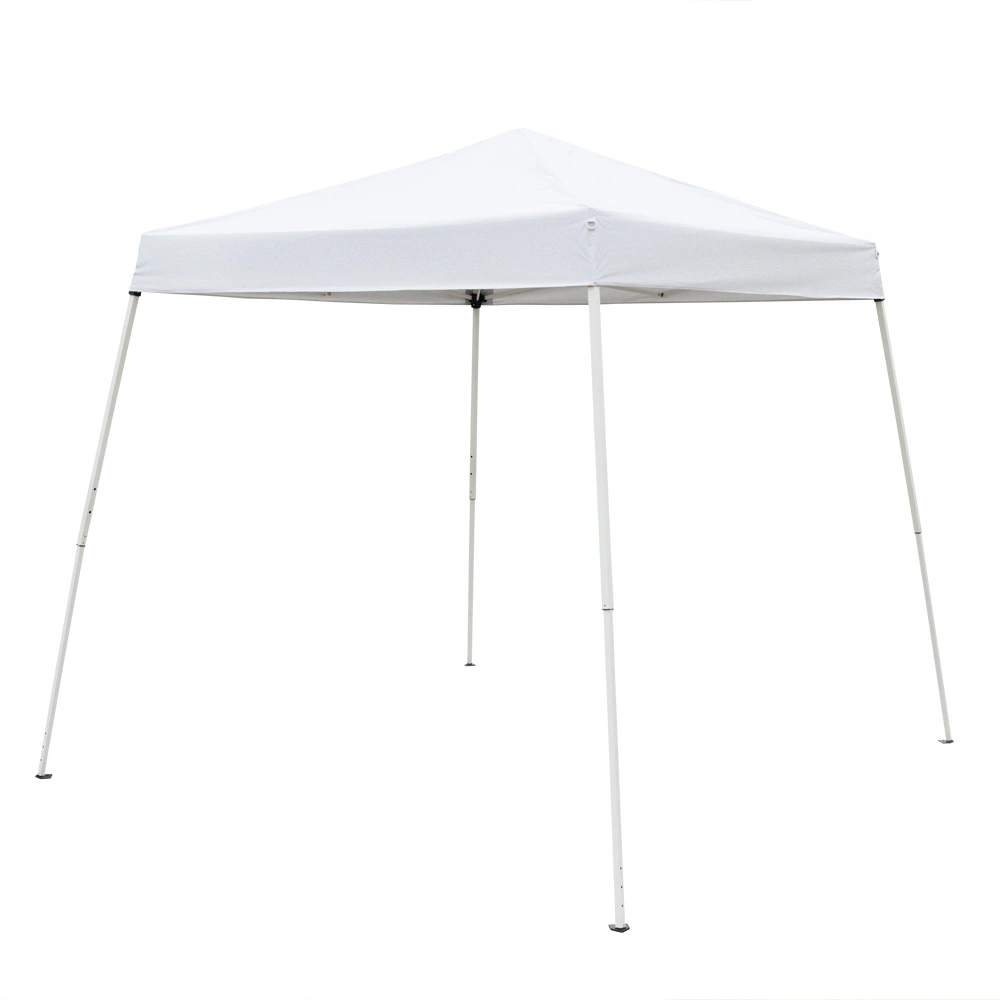 2.4x2.4m Waterproof Folding Tent Portable Canopy White, Outdoor Garden Party Gazebo Shelter for Home & Camping view 27