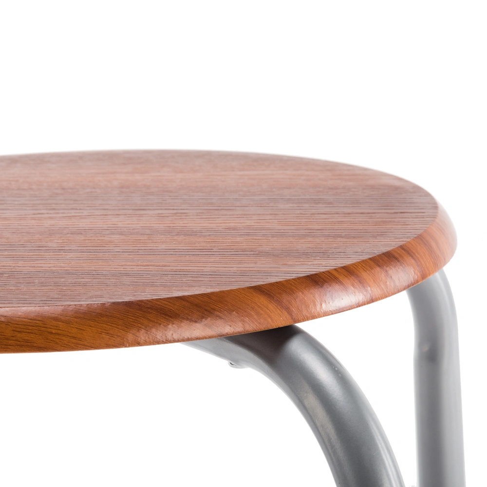 Brown Wood Grain PVC Breakfast Table (One Table and Two Chairs) view 17