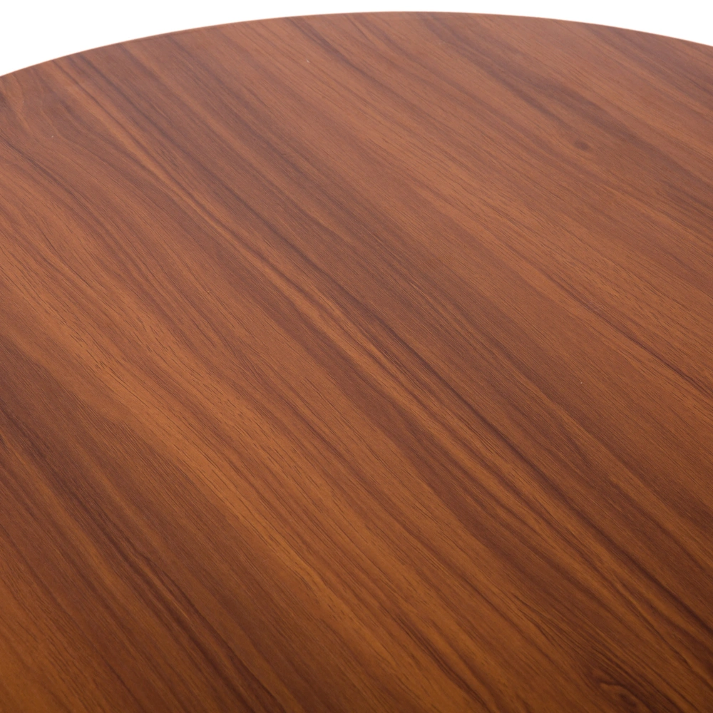 Brown Wood Grain PVC Breakfast Table (One Table and Two Chairs) view 23