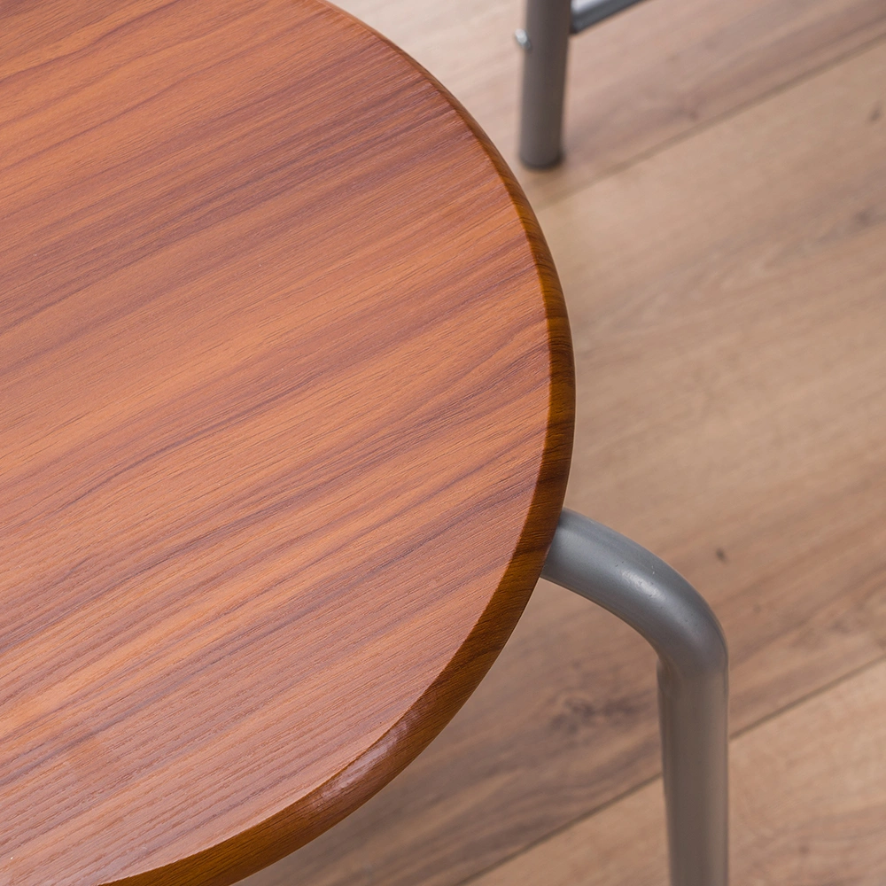 Brown Wood Grain PVC Breakfast Table (One Table and Two Chairs) view 31