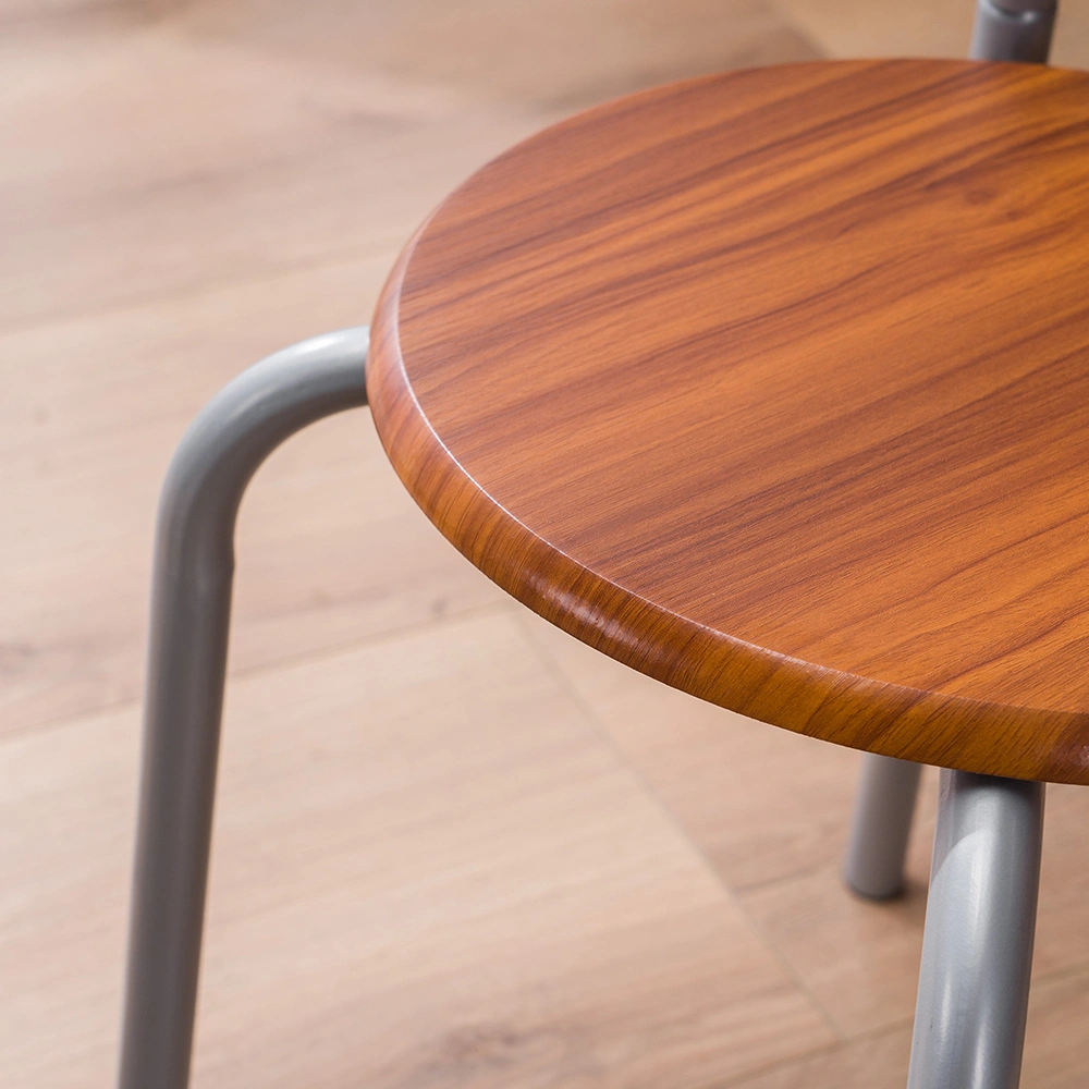 Brown Wood Grain PVC Breakfast Table (One Table and Two Chairs) view 33