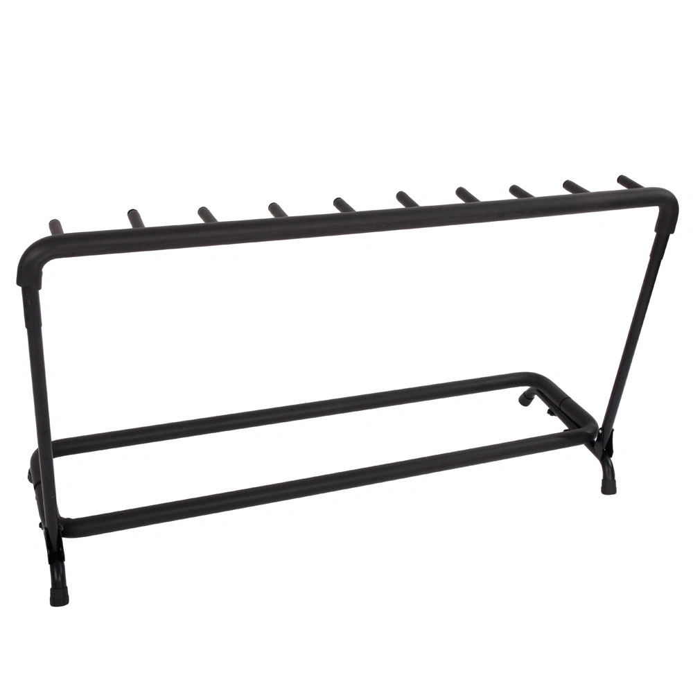 9-Slot Guitar Holder Rack Stand Black view 2