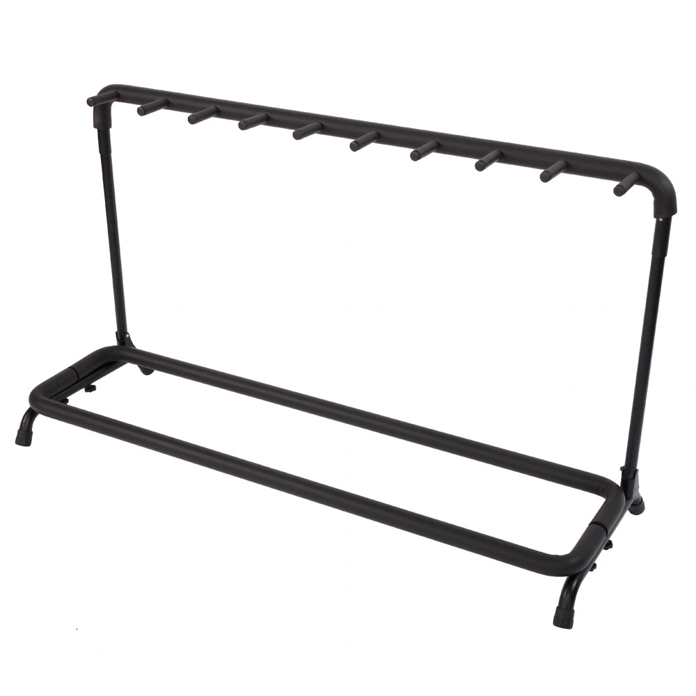 9-Slot Guitar Holder Rack Stand Black view 8