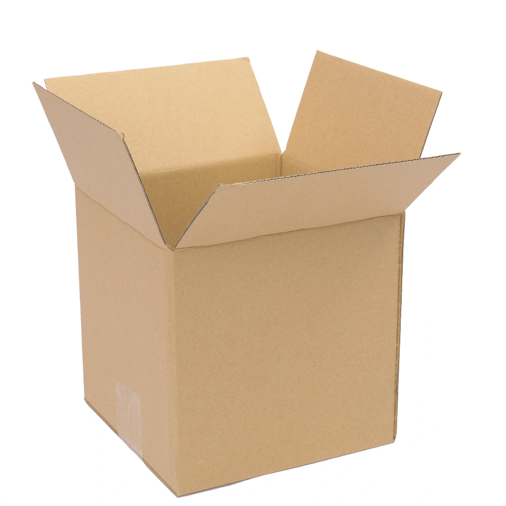 100 Corrugated Paper Boxes 6x6x6"(15.2*15.2*15.2cm)Yellow view 14