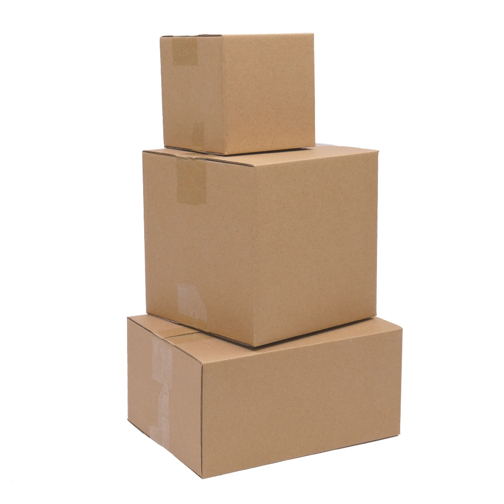 100 Corrugated Paper Boxes 6x6x6"(15.2*15.2*15.2cm)Yellow view 21