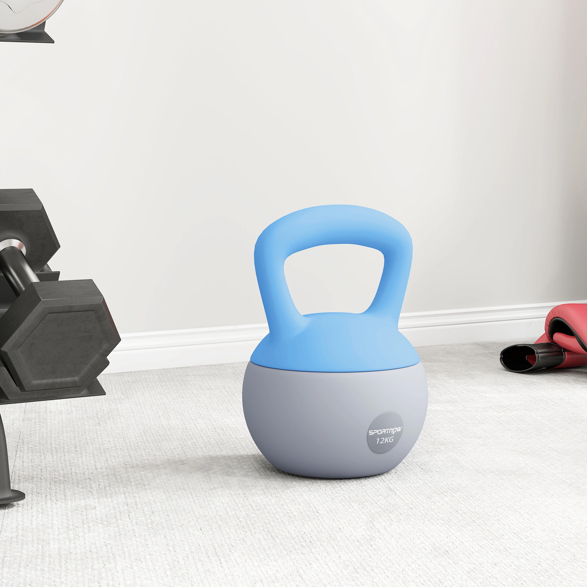 15LB Kettlebell Weights for Full Body Workout, Powder-Coated Cast Iron Single Kettlebell for Home Gym, Strength Training & Fitness Exercise view 3