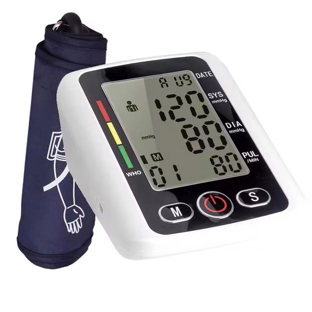 Digital Blood Pressure Monitor Automatic Arm BP Machine with Voice Talking Pulse Meter, Health Tracking Device view 4