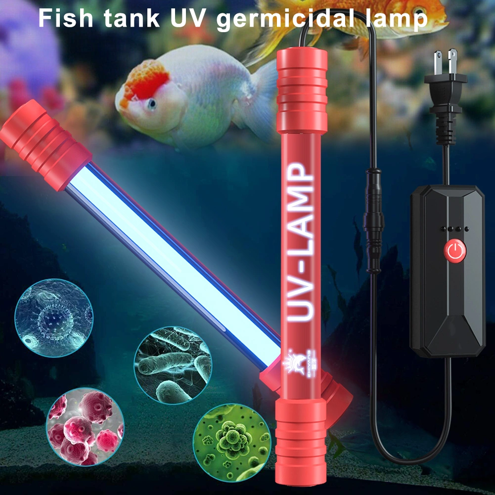 Aquarium Fish Tank Germicidal UV Light Sterilizer Pond Submersible Clean Lamp US(tk/temu self-pickup orders) view 13