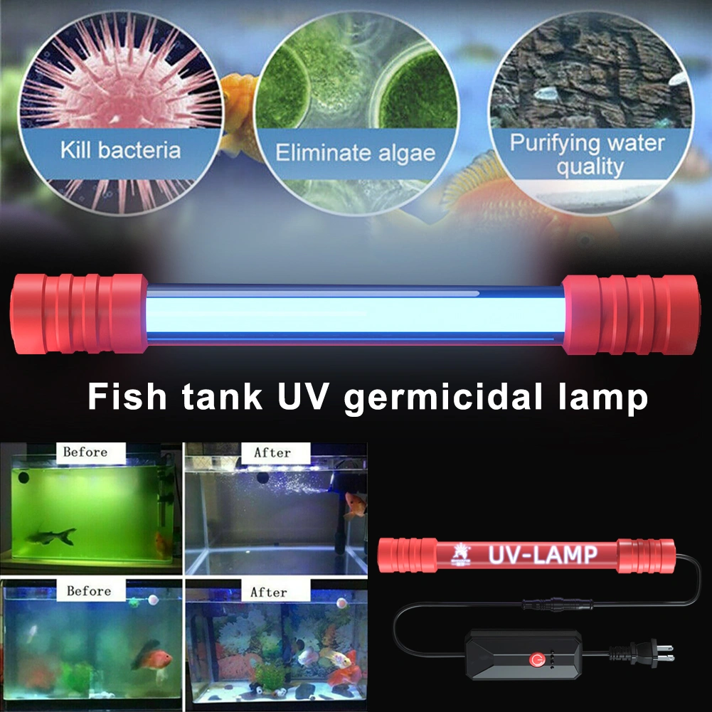 Aquarium Fish Tank Germicidal UV Light Sterilizer Pond Submersible Clean Lamp US(tk/temu self-pickup orders) view 18