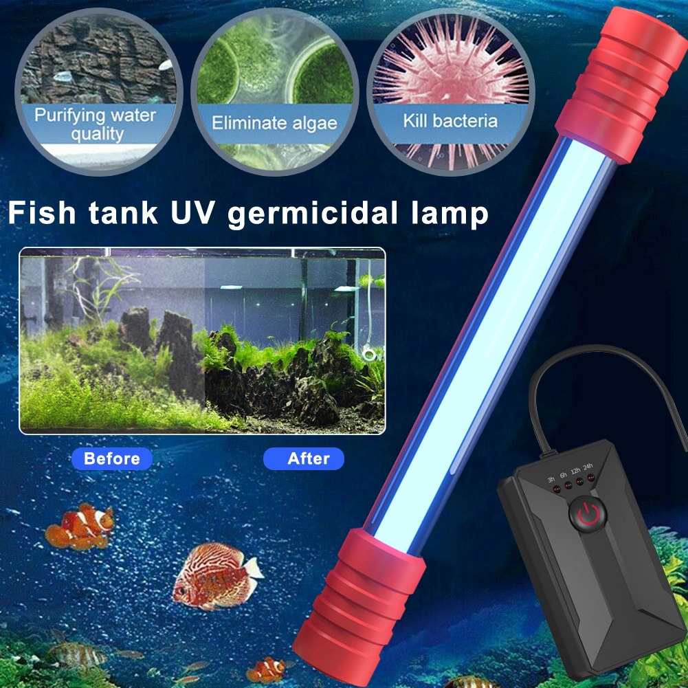 Aquarium Fish Tank Germicidal UV Light Sterilizer Pond Submersible Clean Lamp US(tk/temu self-pickup orders) view 22