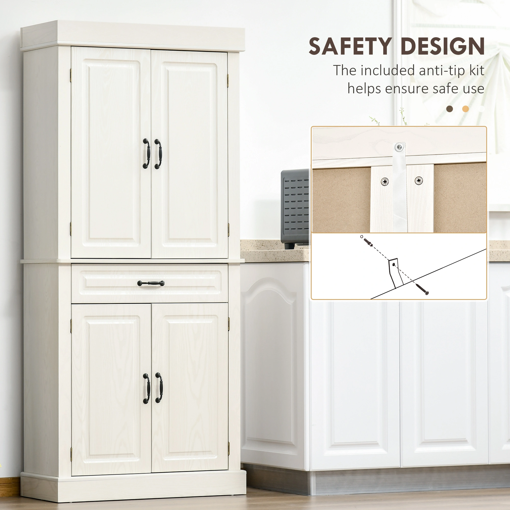 Kitchen Storage Cabinet(Not Supported non-defective remorse returns) view 6