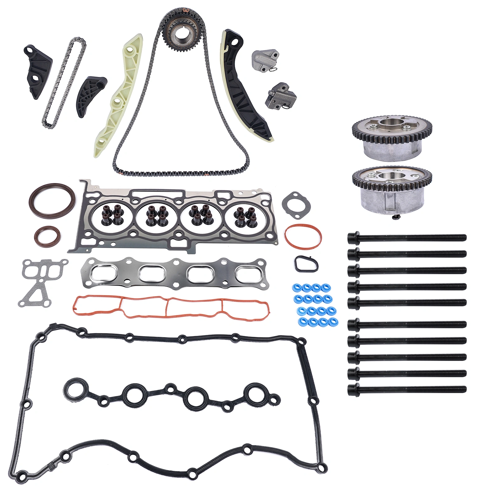 Timing Chain Kit & Head Gaskets Replacement for Dodge Chrysler Jeep Compass 2.4L l4 DOHC view 4